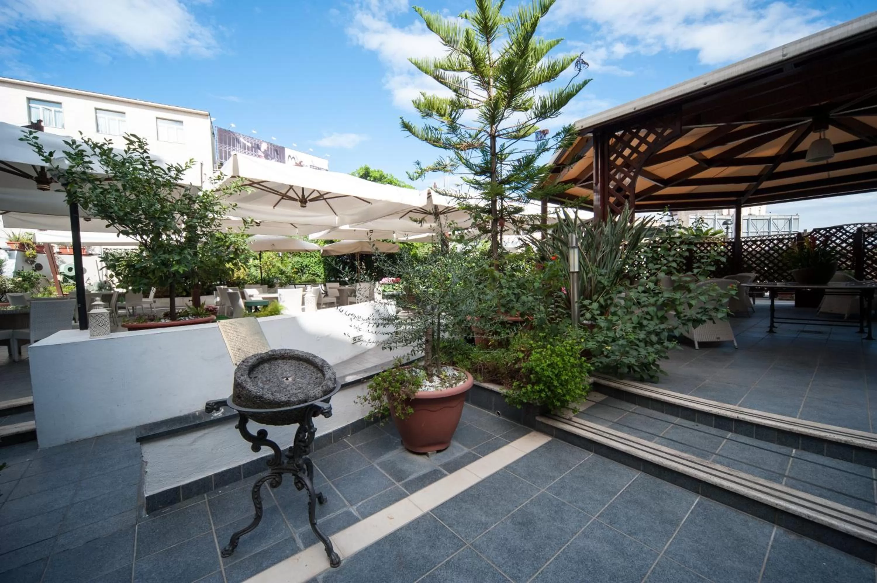 Decorative detail in Magri's Hotel