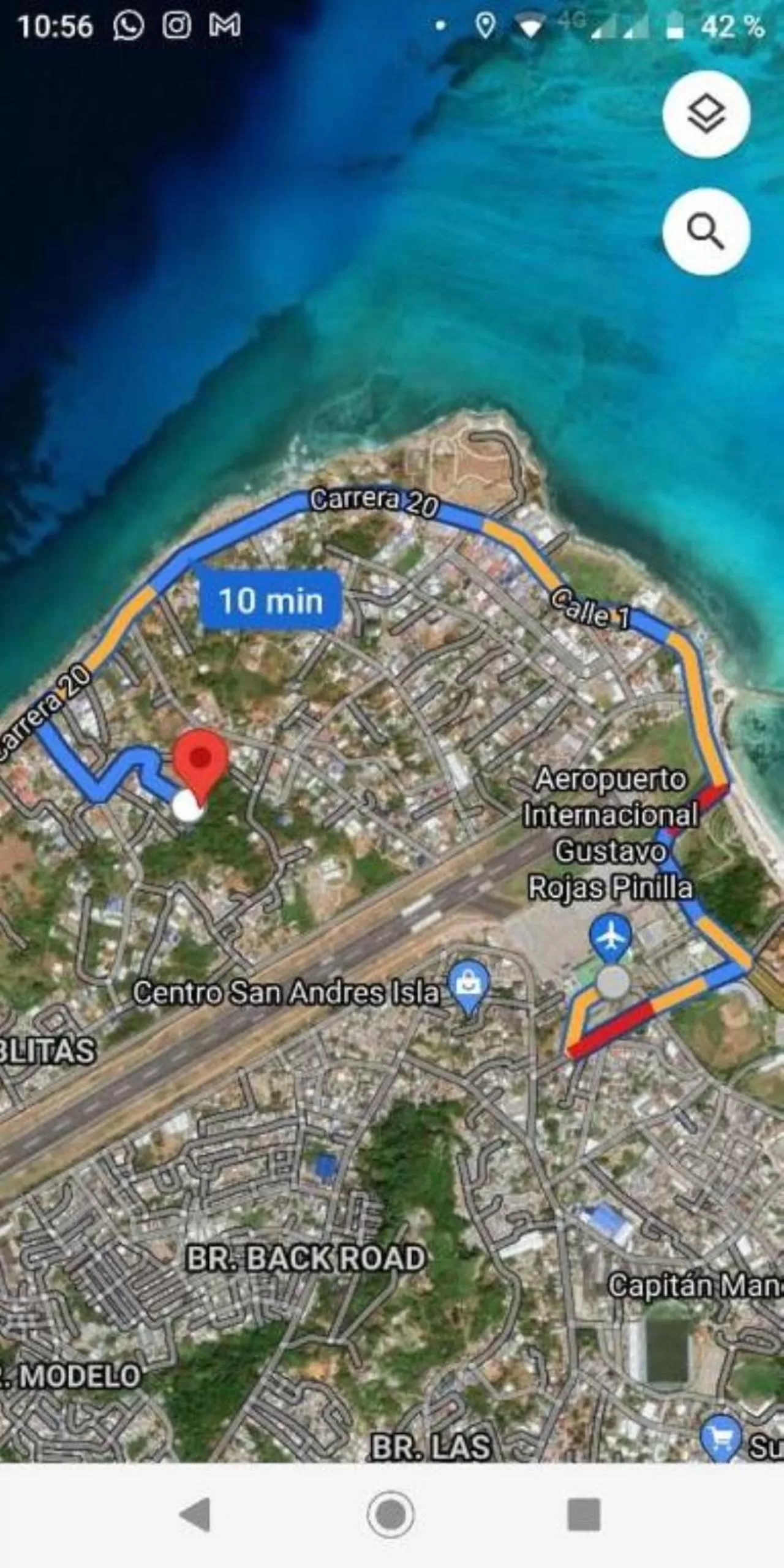 Location, Bird's-eye View in The Rock House Eco