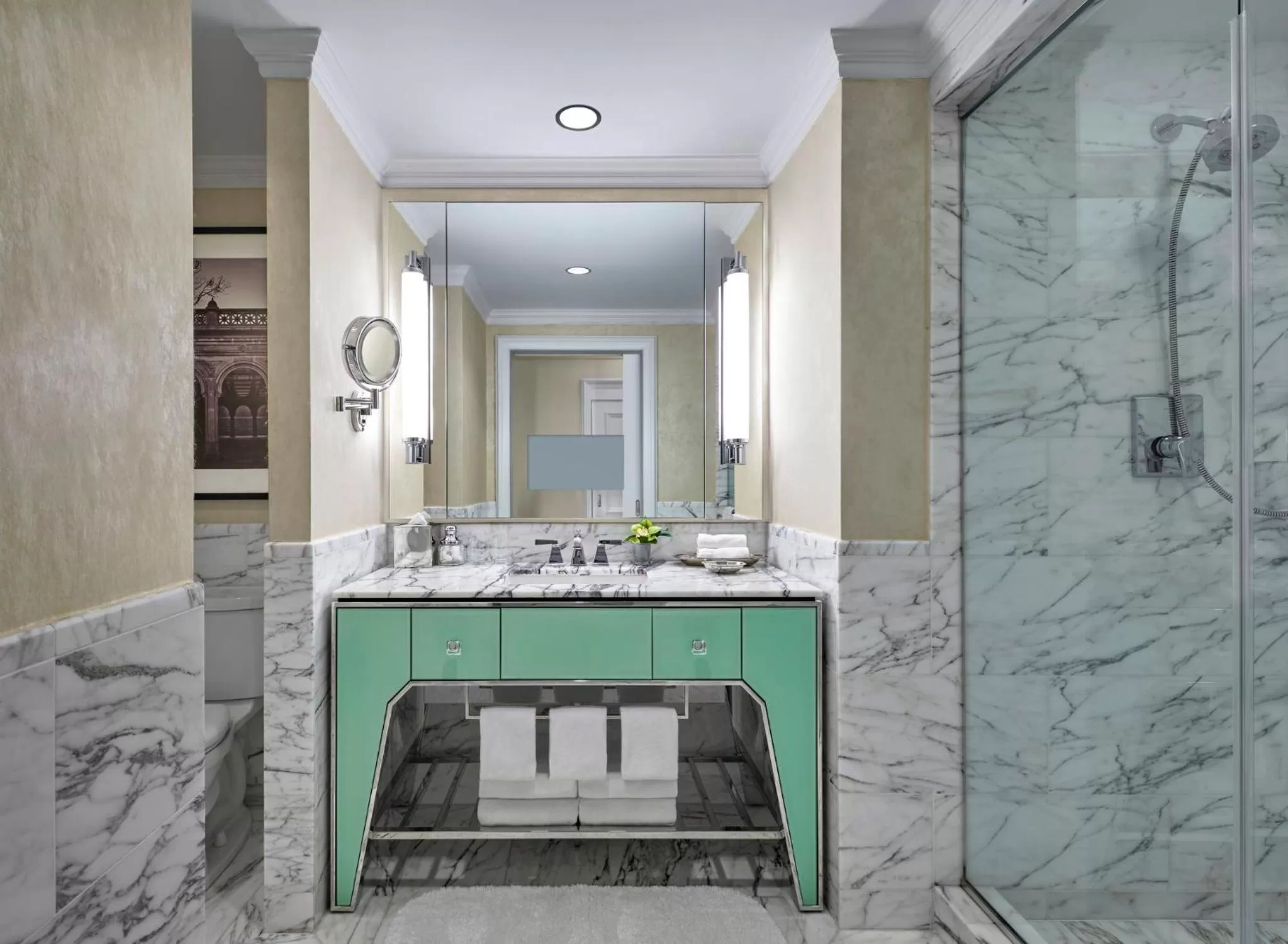 Bathroom in Loews Regency New York Hotel