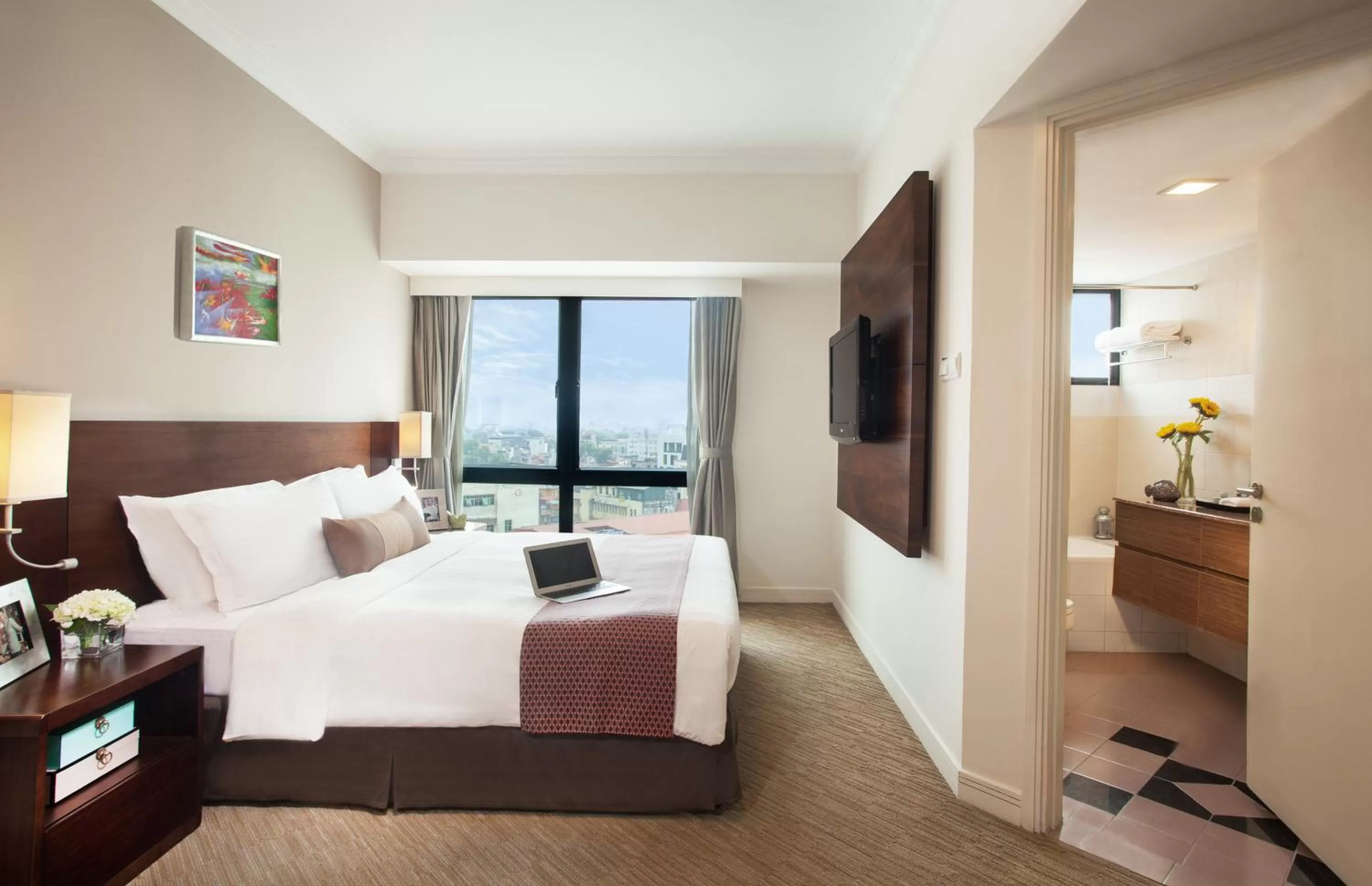 Bedroom, Bed in Somerset Grand Hanoi