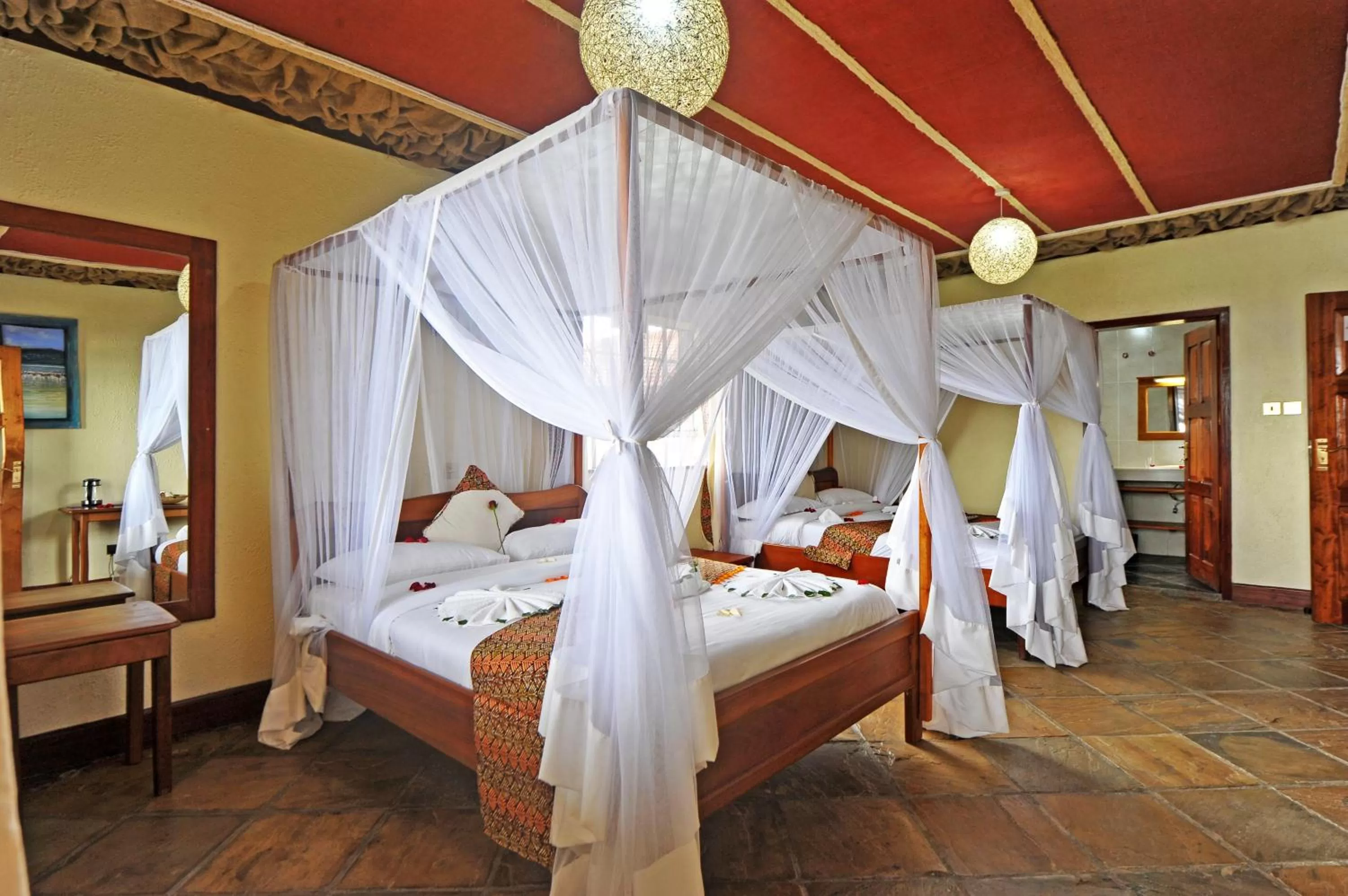 Bedroom in Mwanzo Lodge