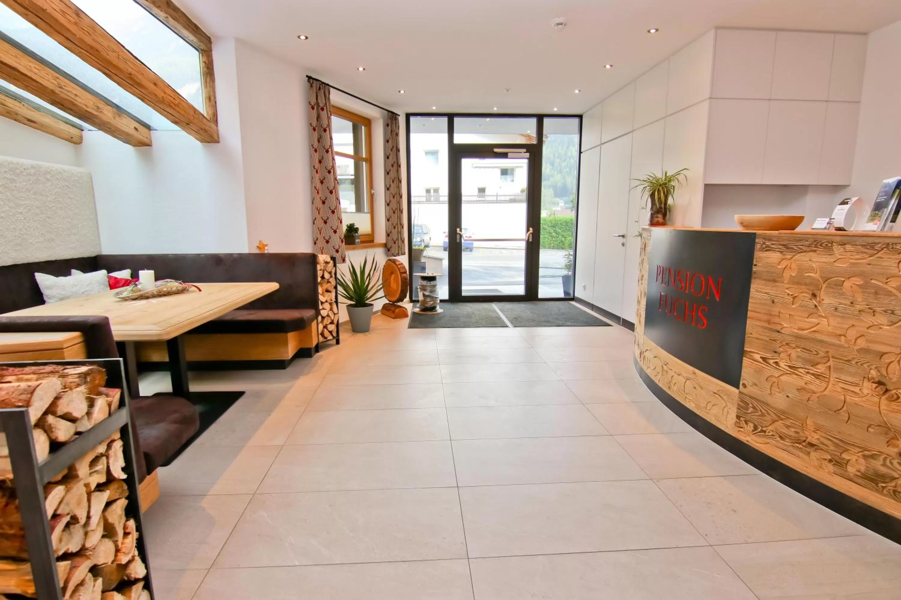 Lobby or reception in Pension Fuchs