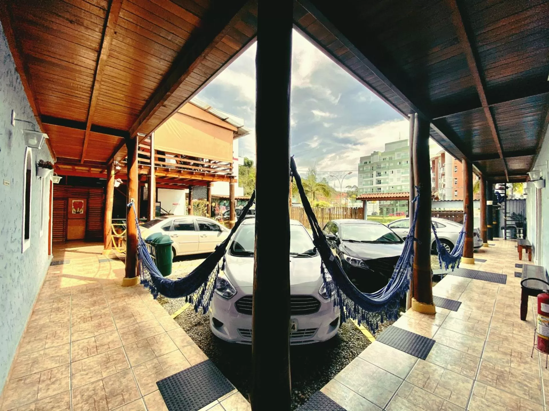 Patio in Beija Flor Pousada