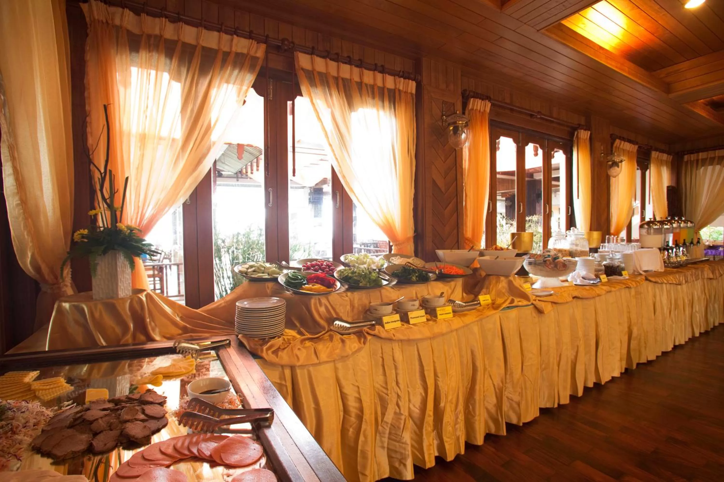 Buffet breakfast in Mukdara Beach Villa & Spa Resort