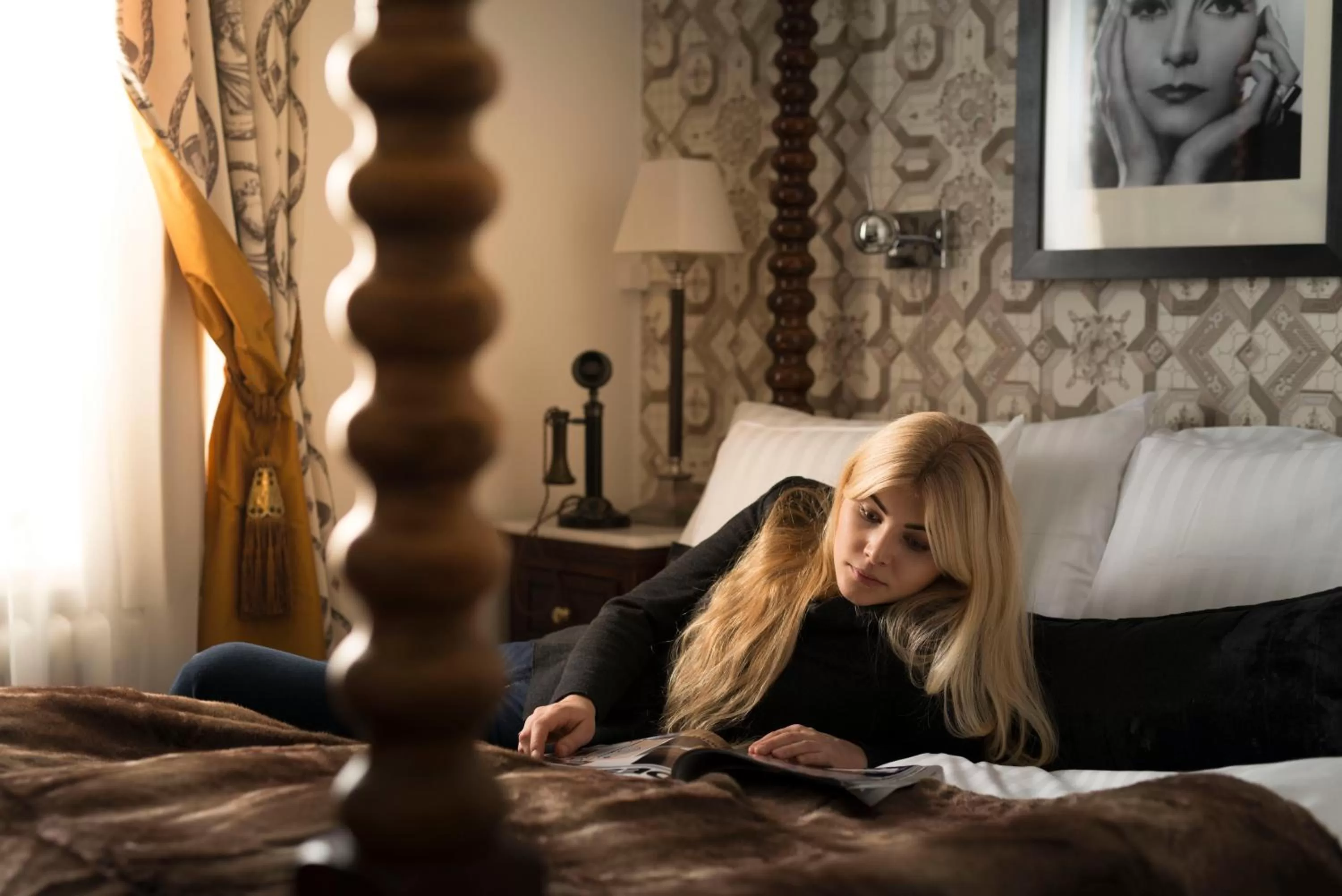 Bed in Hotel Kung Carl, WorldHotels Crafted