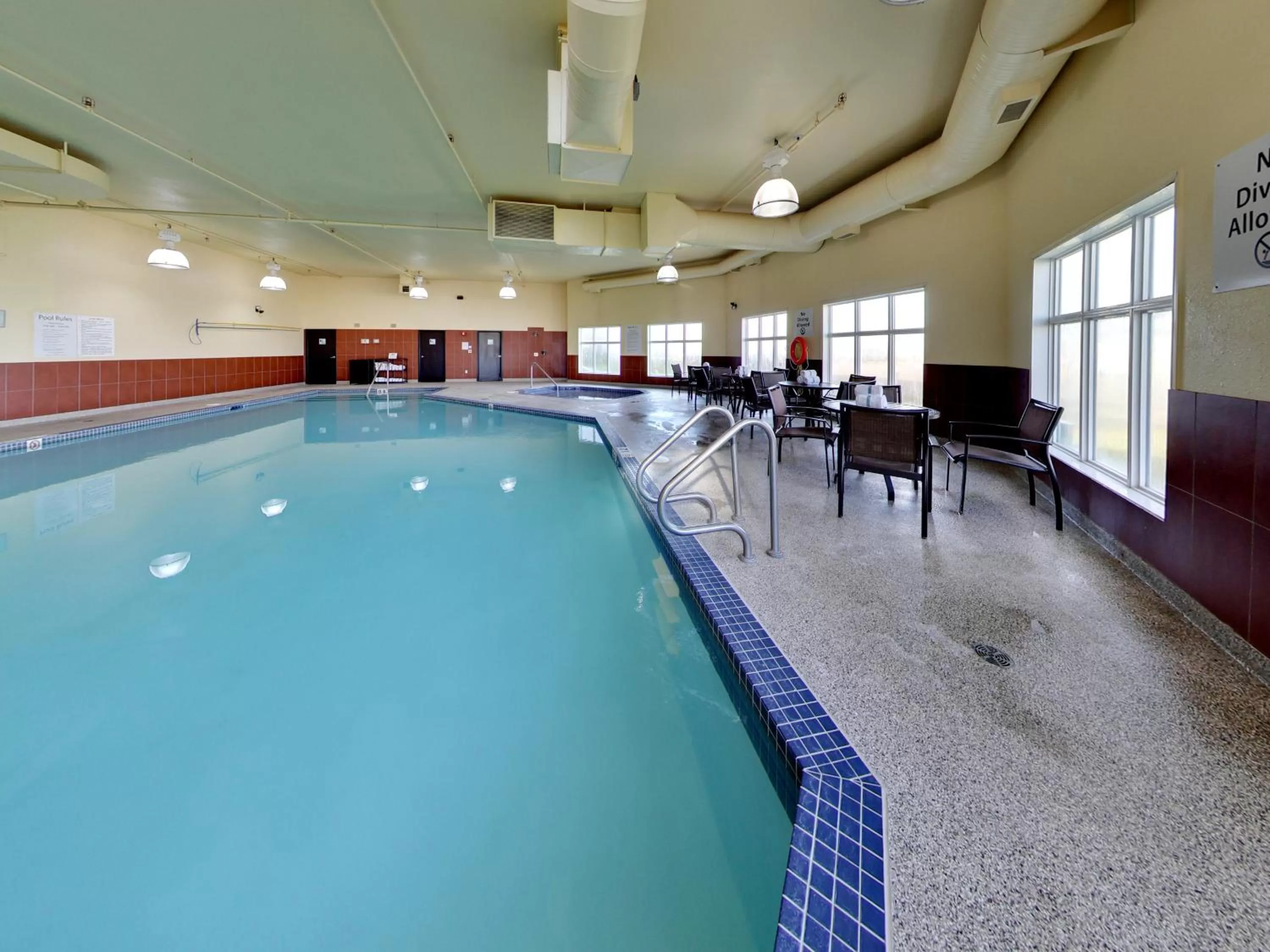 Swimming pool in Holiday Inn Express Hotel & Suites - Edmonton International Airport by IHG