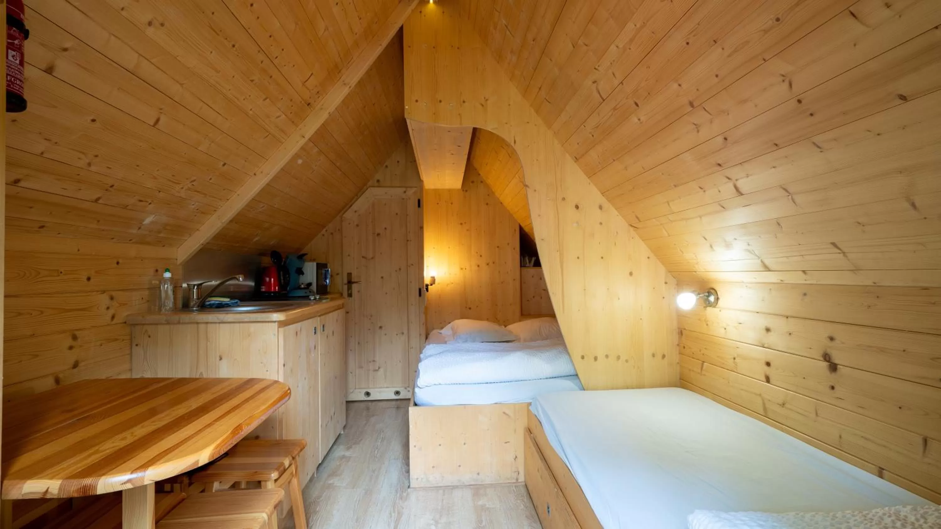 View (from property/room), Bed in Le Village de la Champagne - Slowmoov