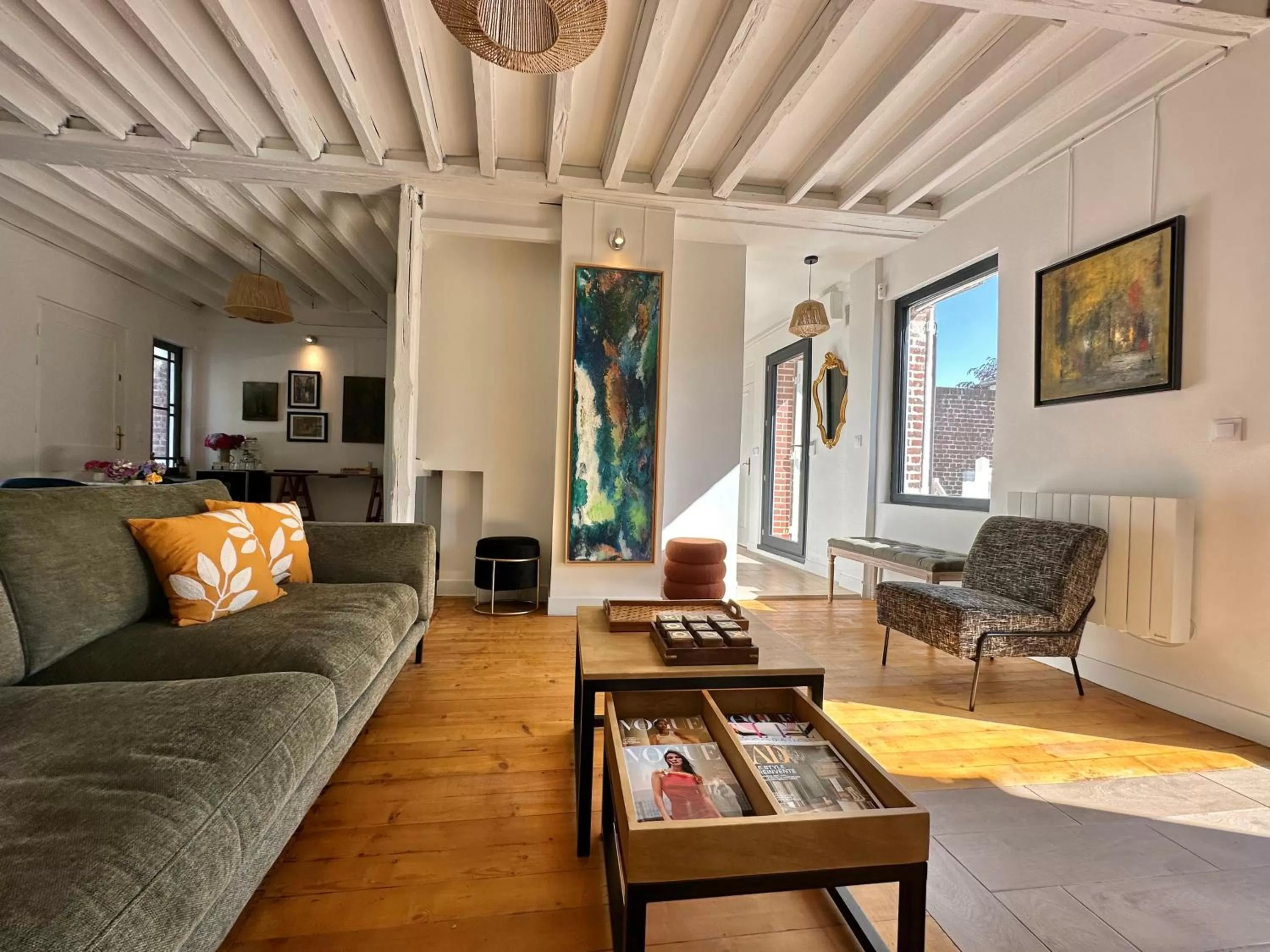 Seating Area in Les Turquoises Étretat - L'Hôtel-Boutique