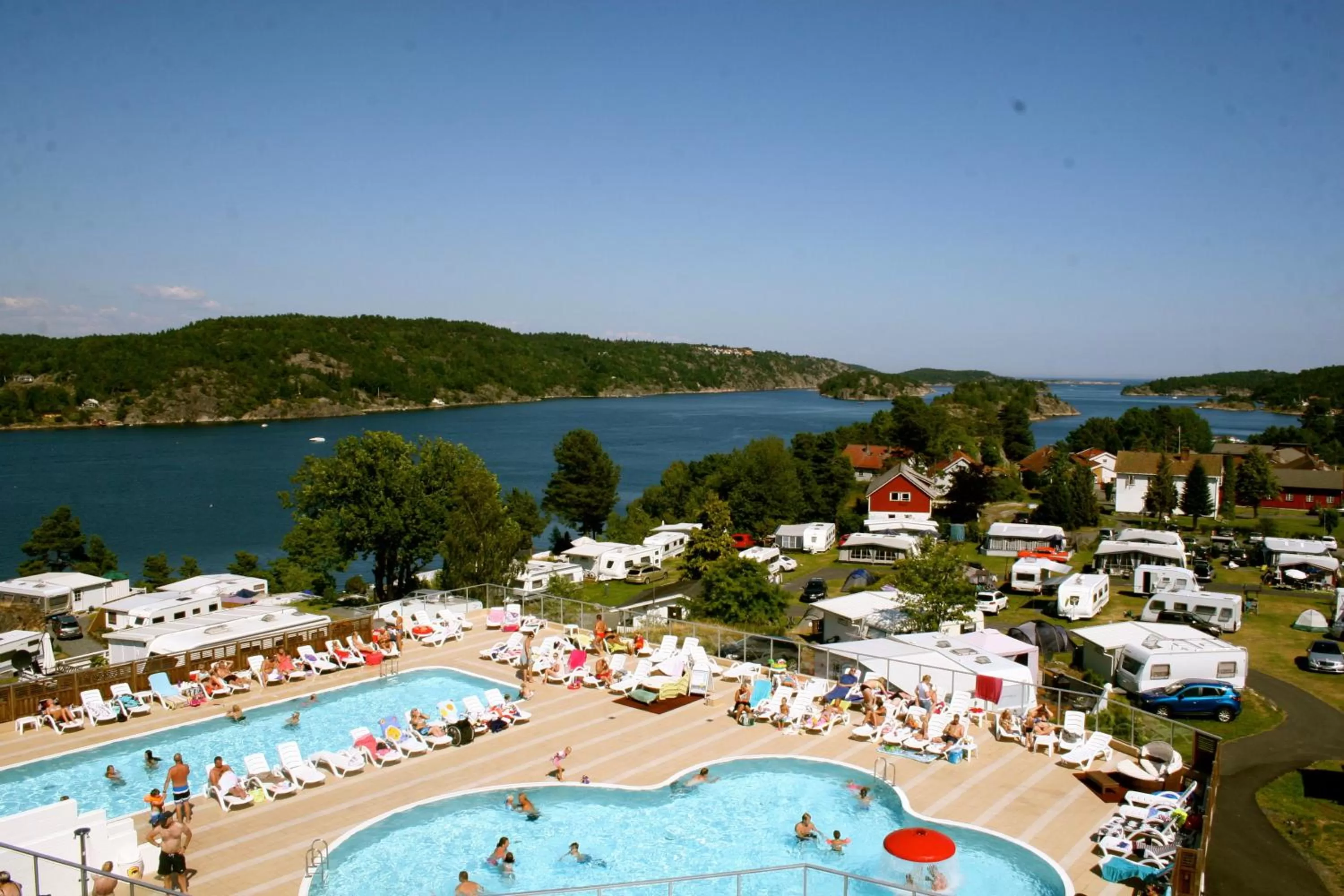 Swimming pool in Sørlandet Feriesenter