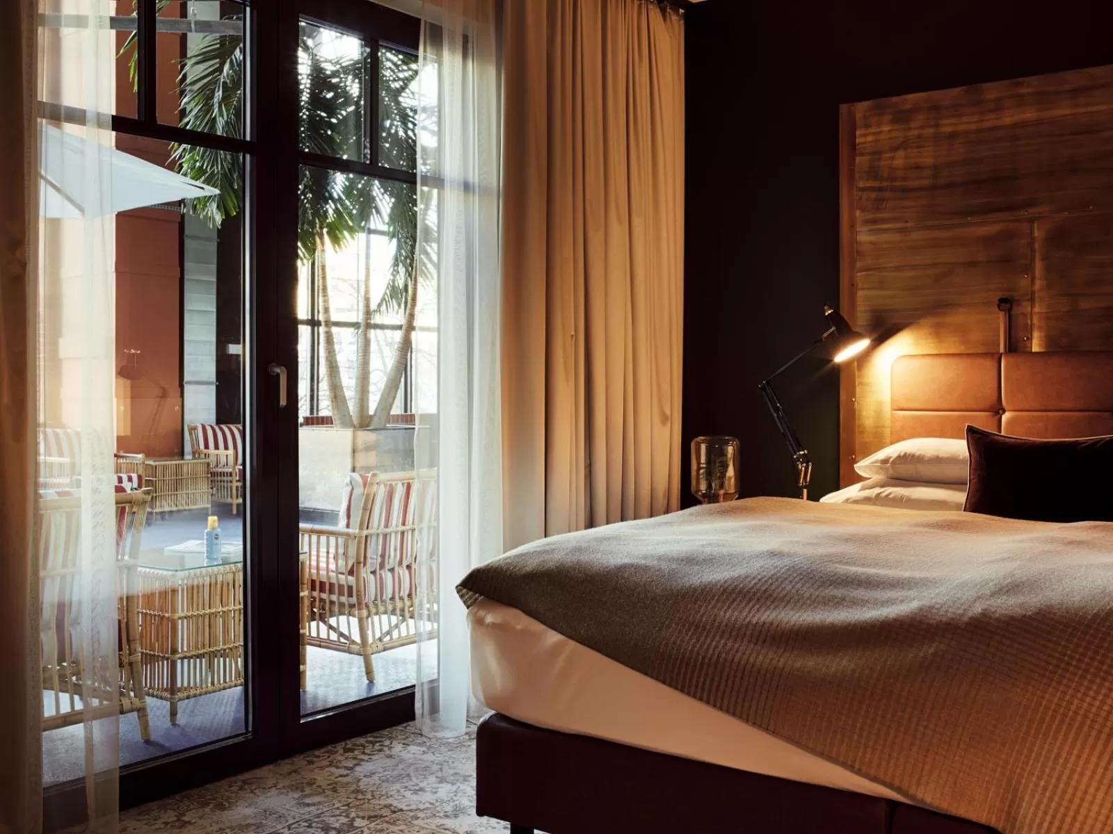 Decorative detail, Bed in Gastwerk Hotel Hamburg