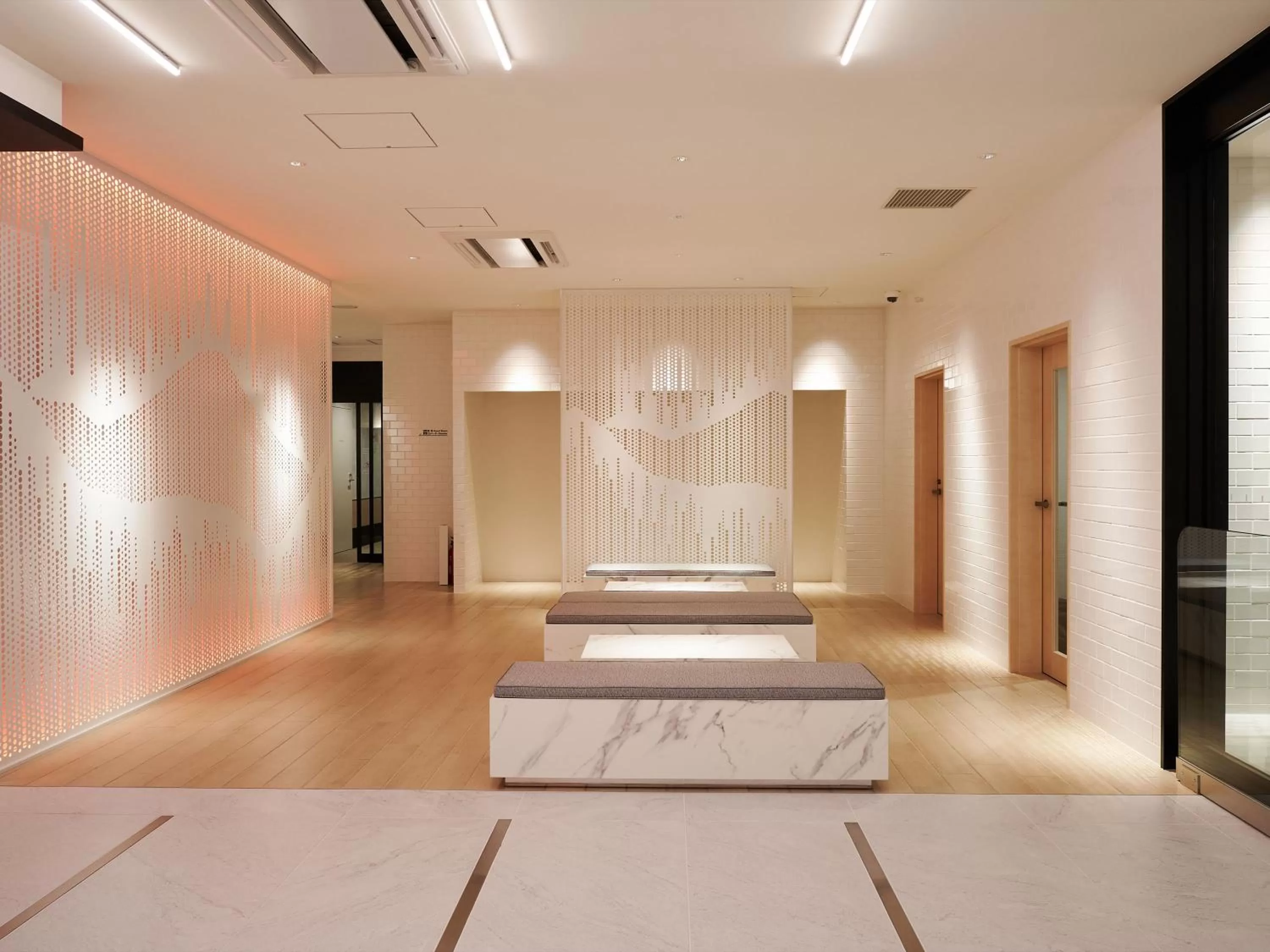 Lobby or reception, Bed in Henn na Hotel Komatsu Ekimae