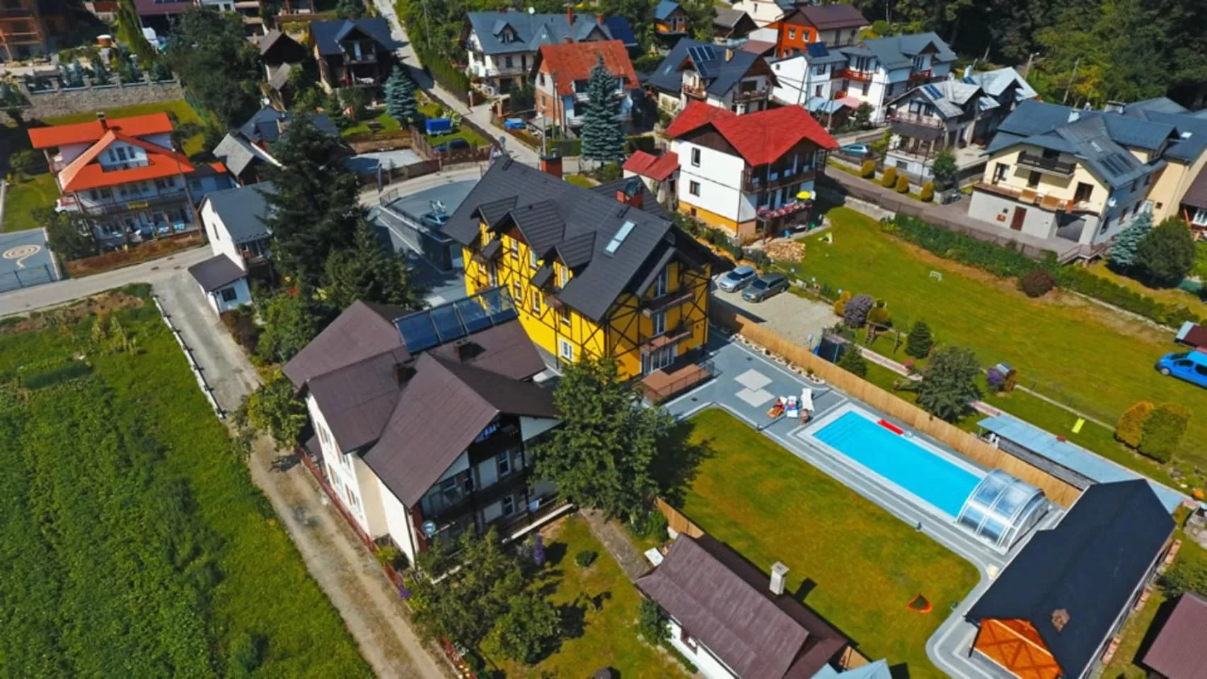 Property building, Bird's-eye View in Willa Szczepaniakówka