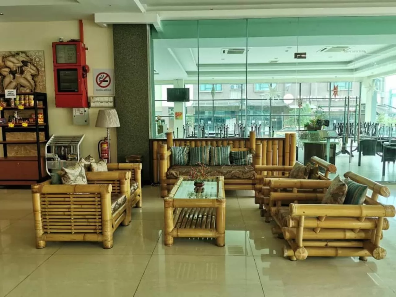 Lobby or reception in Melang Inn