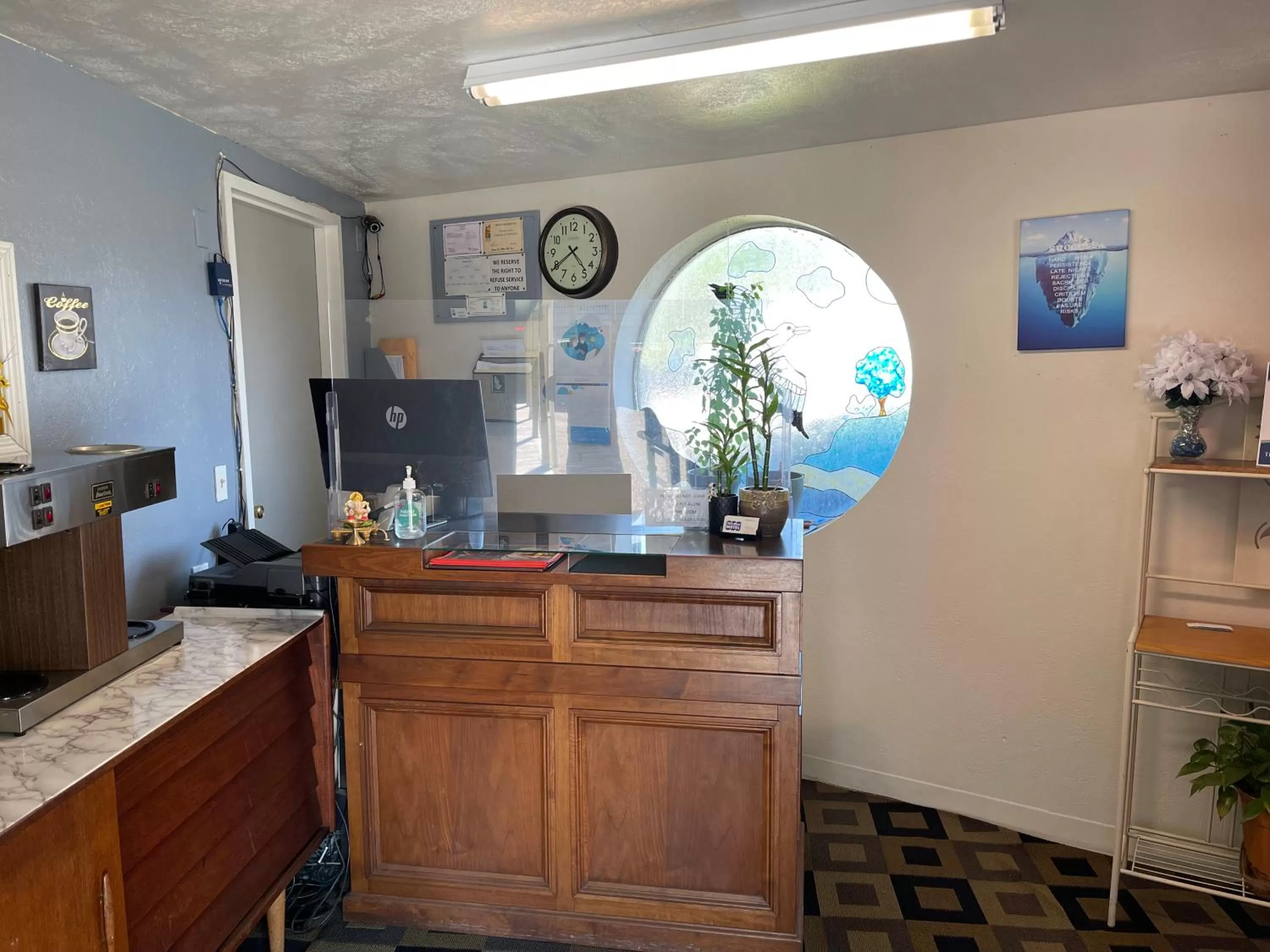 Lobby or reception in Villa West Motel