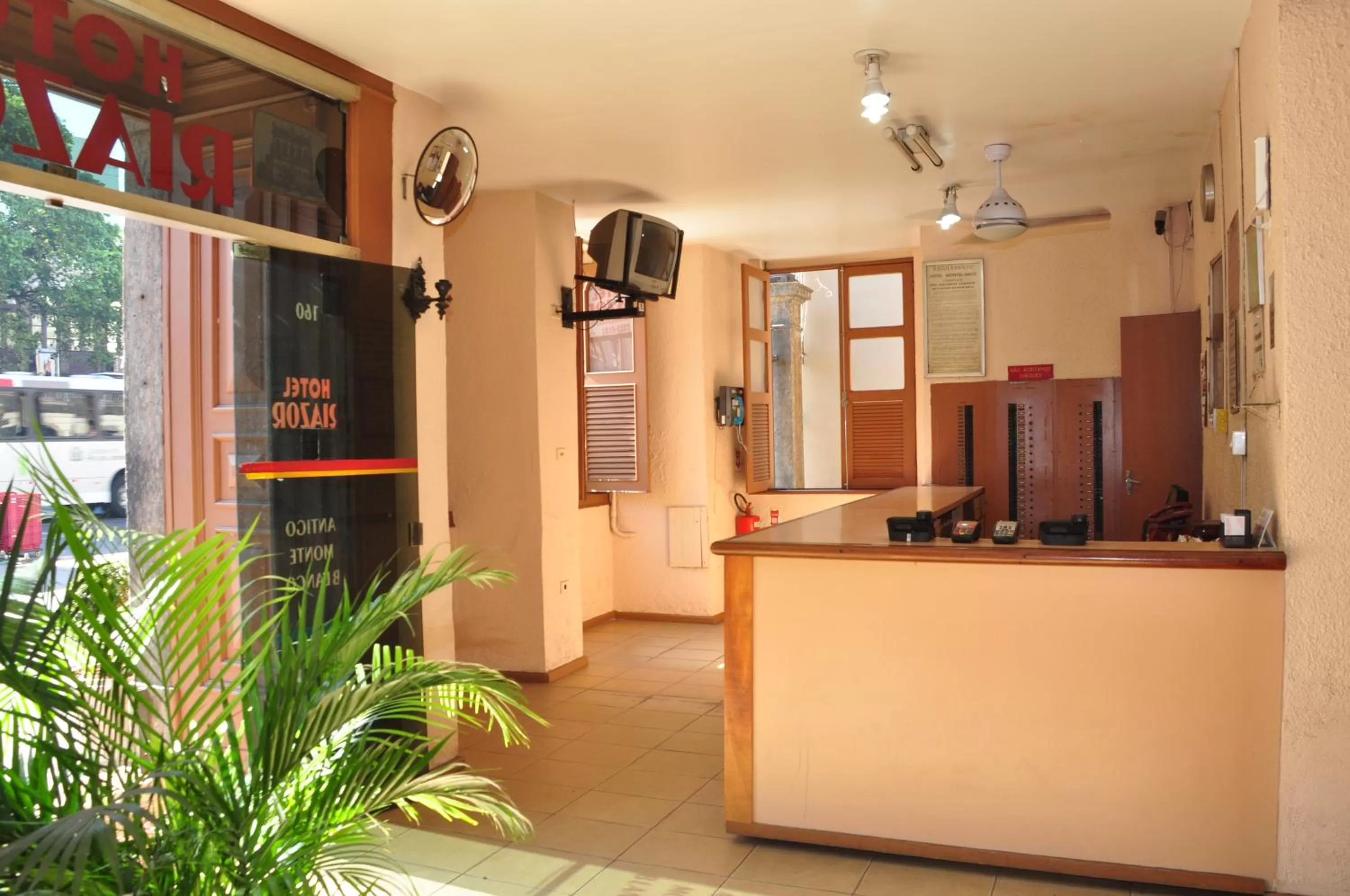 Lobby or reception in Hotel Plaza Riazor