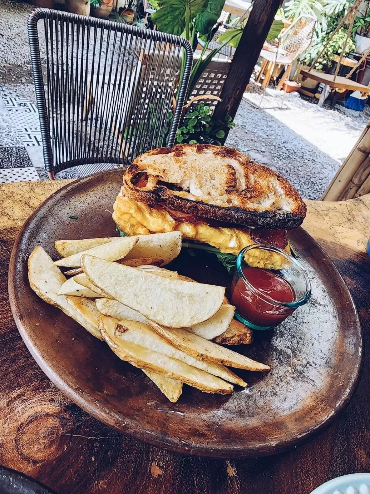 Food in Hostal Hoja Santa