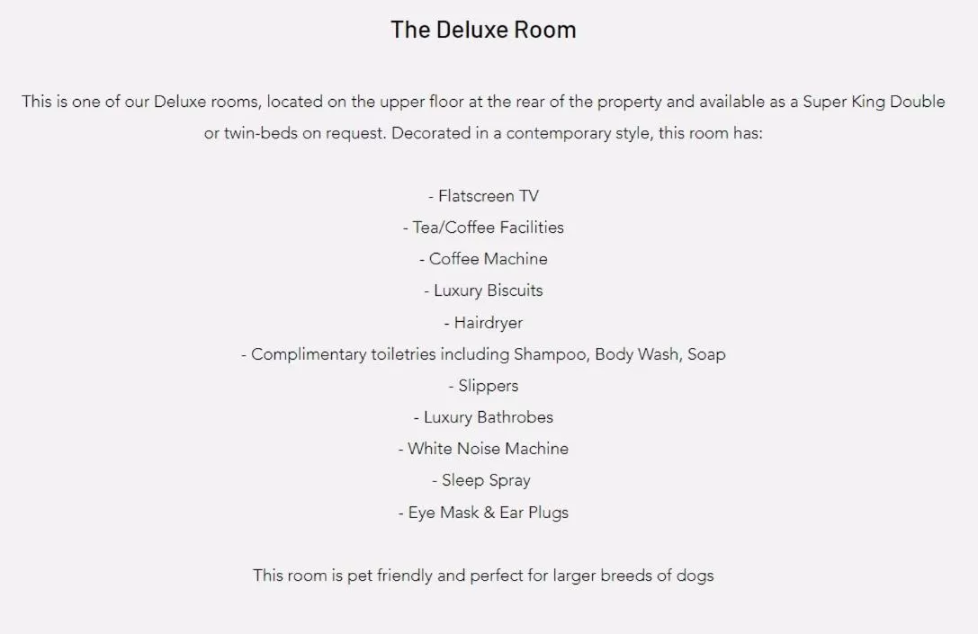 Bedroom in The Ashleigh - Dog Friendly