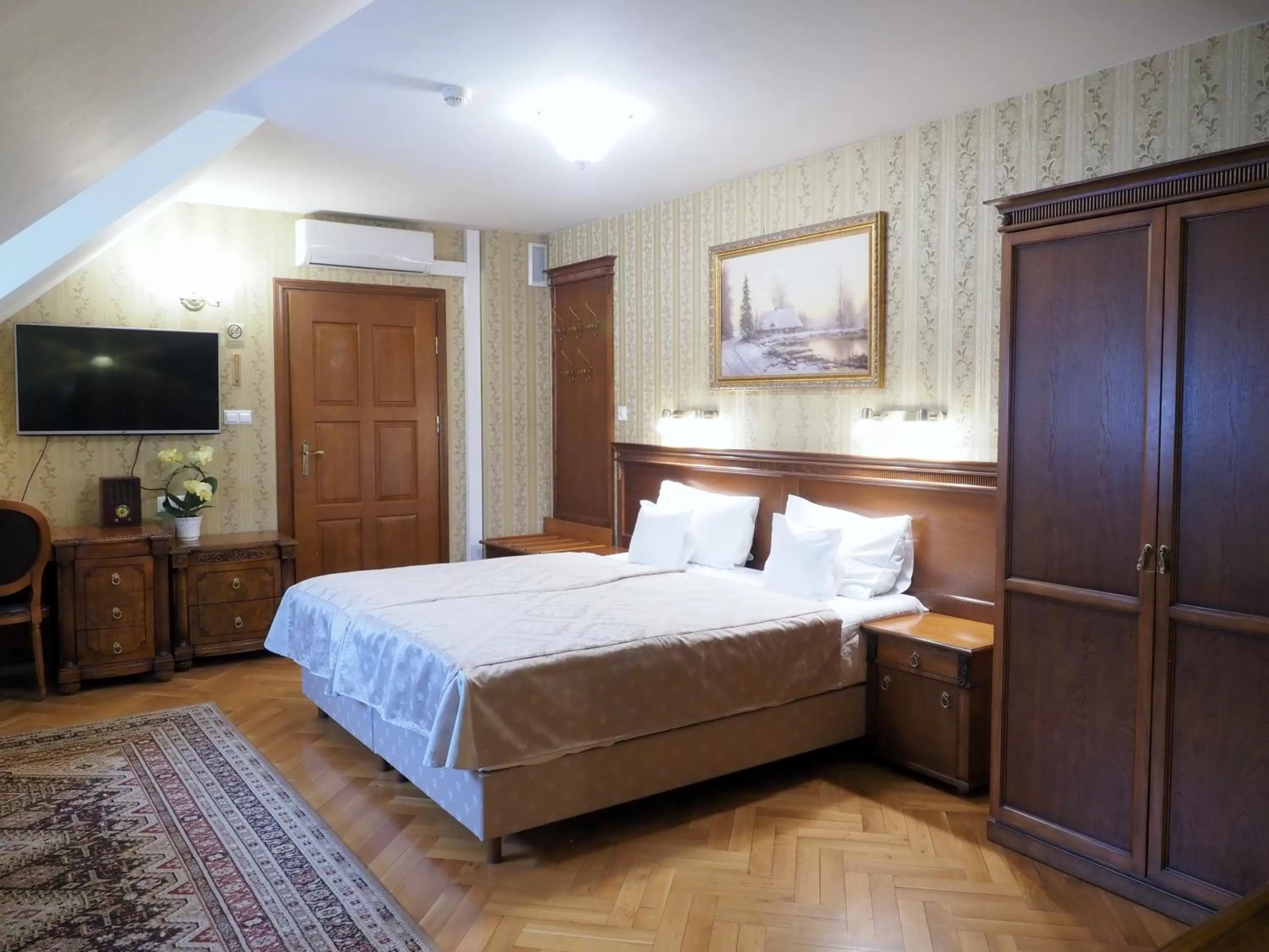 Bed in Hotel Sarmata Zespół Dworski