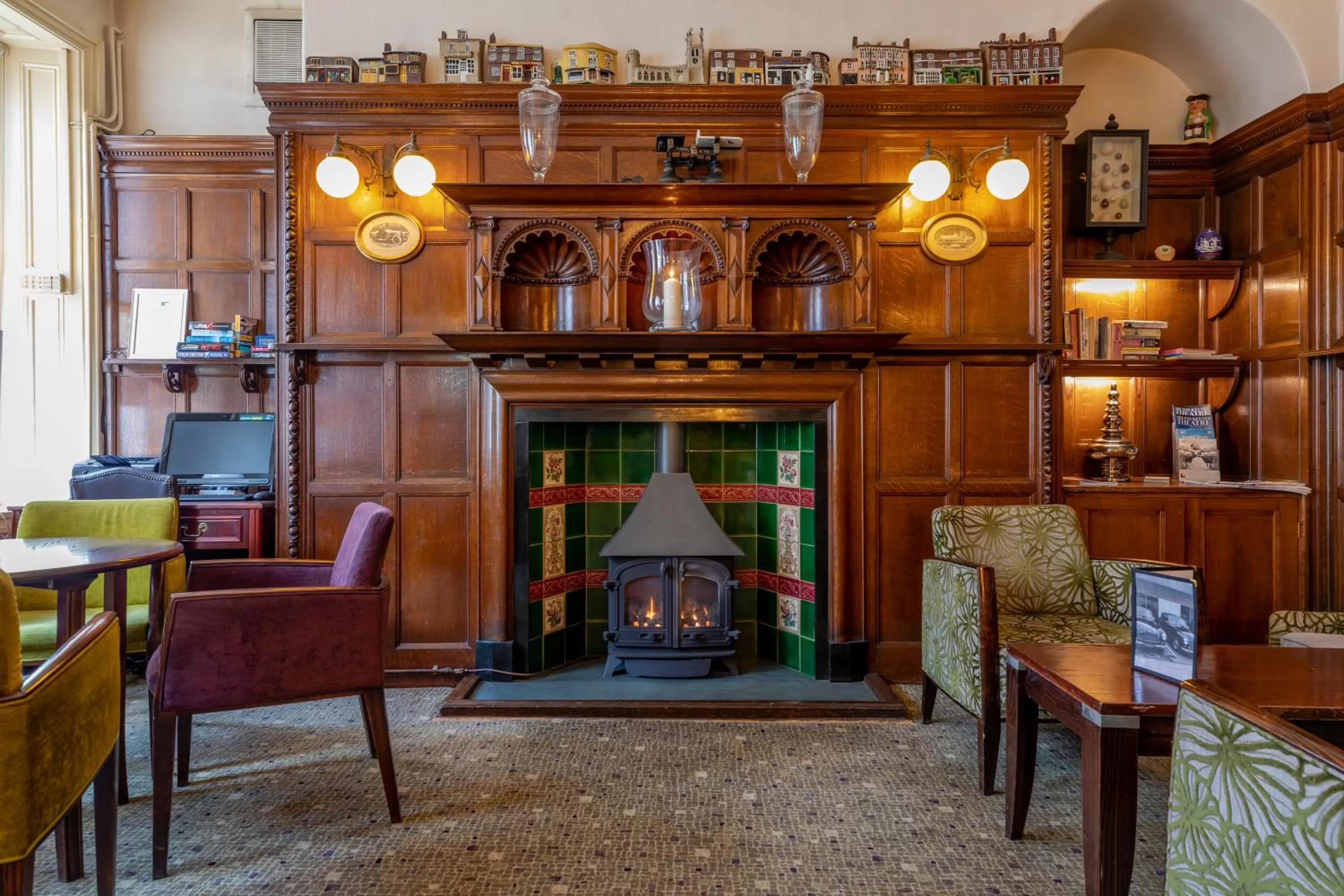 Seating area in Swan Revived Hotel