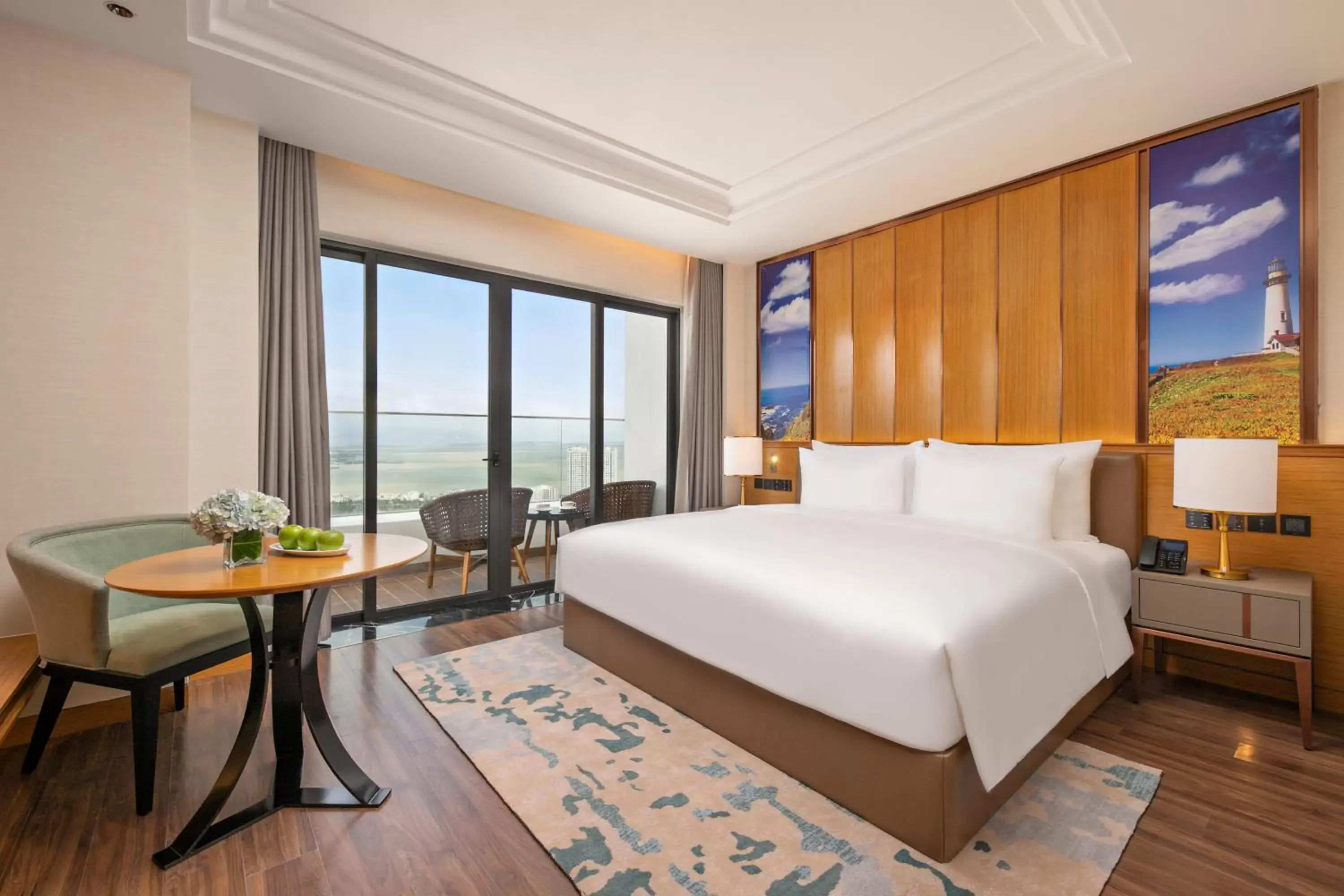 Premium Oceanview Double Room in Grand Hyams Hotel - Quy Nhon Beach Premium Oceanview Double Room in Grand Hyams Hotel - Quy Nhon Beach