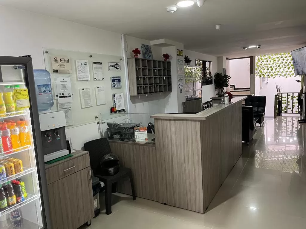 Living room, Lobby/Reception in Hotel Cafe Estrella