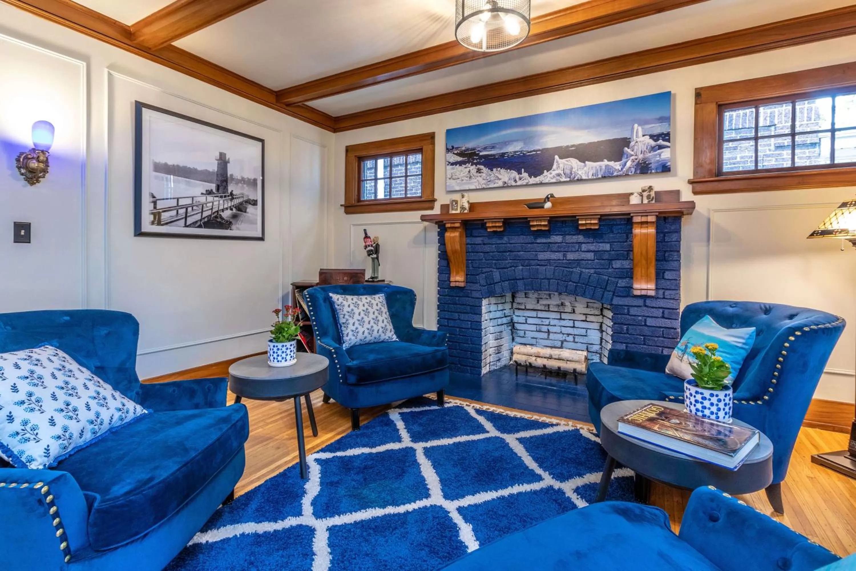 Living room in The Butler House Bed & Breakfast