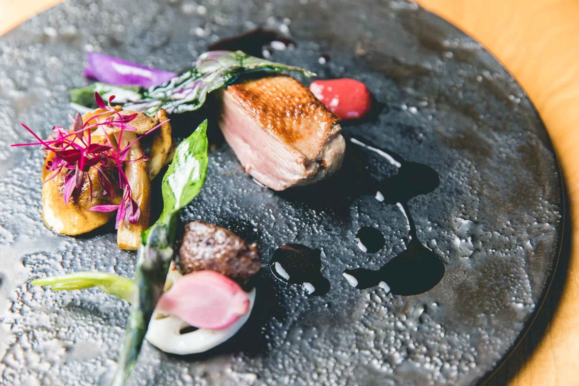Food close-up in Garrya Nijo Castle Kyoto