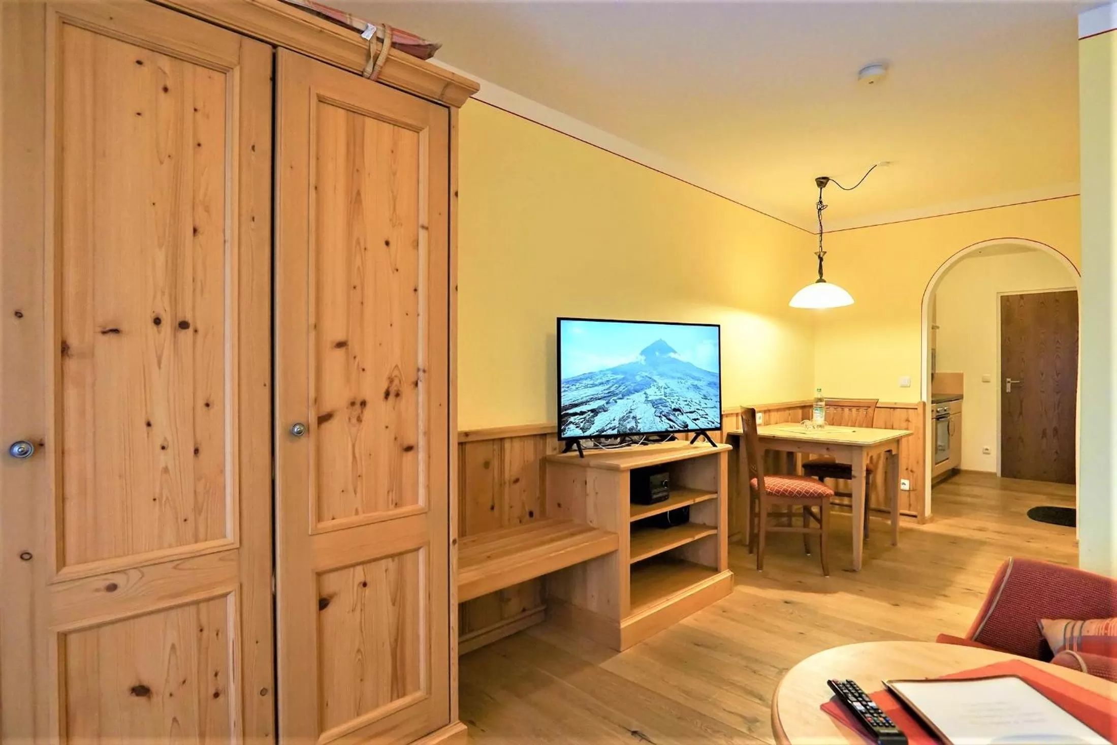 Living room, TV/Entertainment Center in Ferienhaus und Landhaus Berger