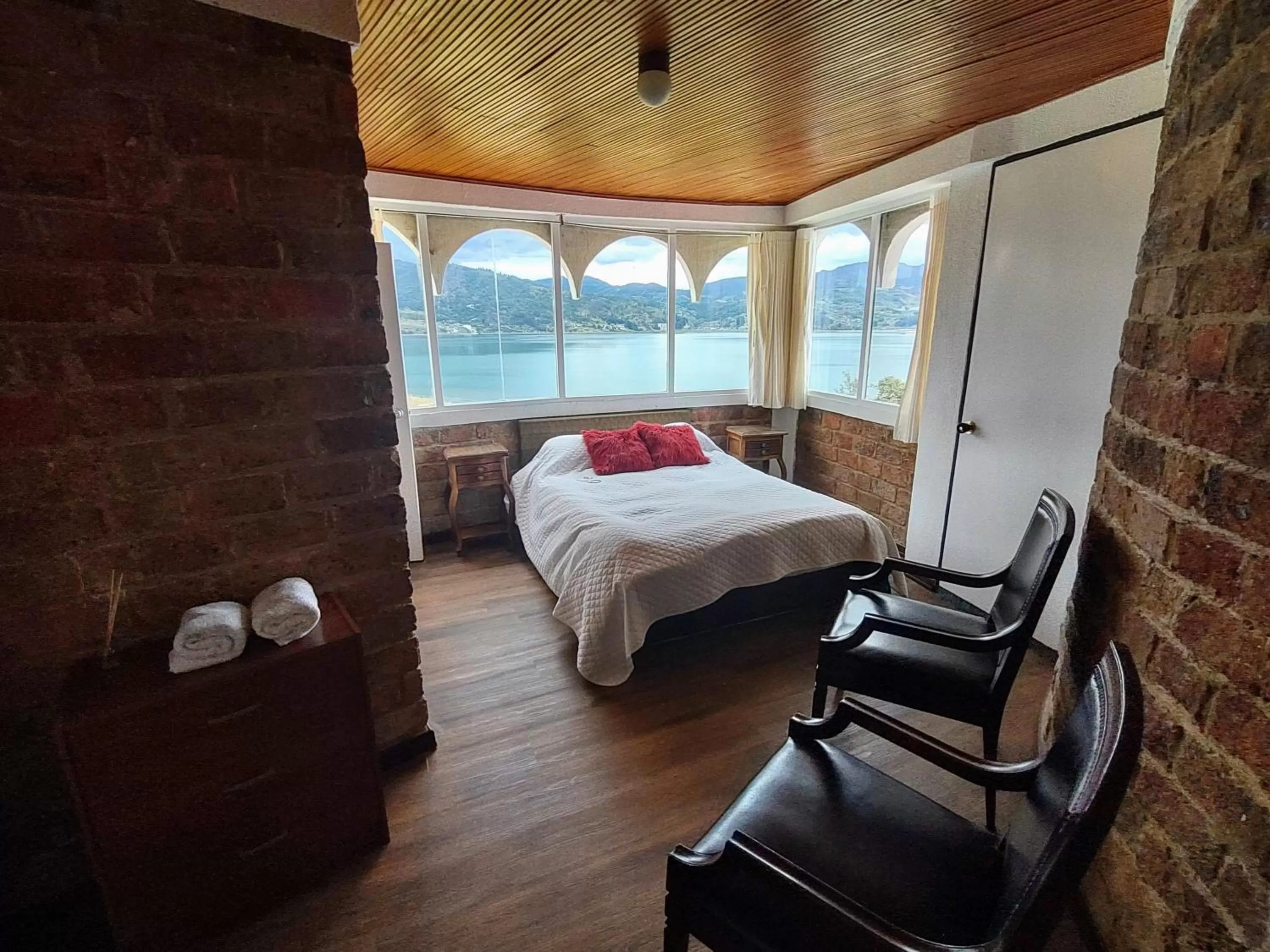 Bedroom in Refugio Génesis habitaciones Lago de Tota