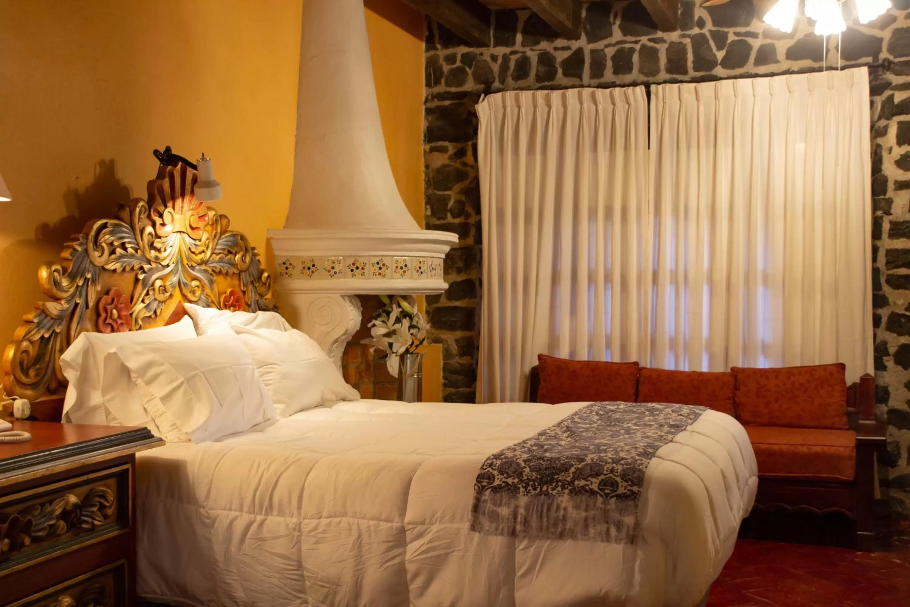 Bed in Hacienda de las Flores