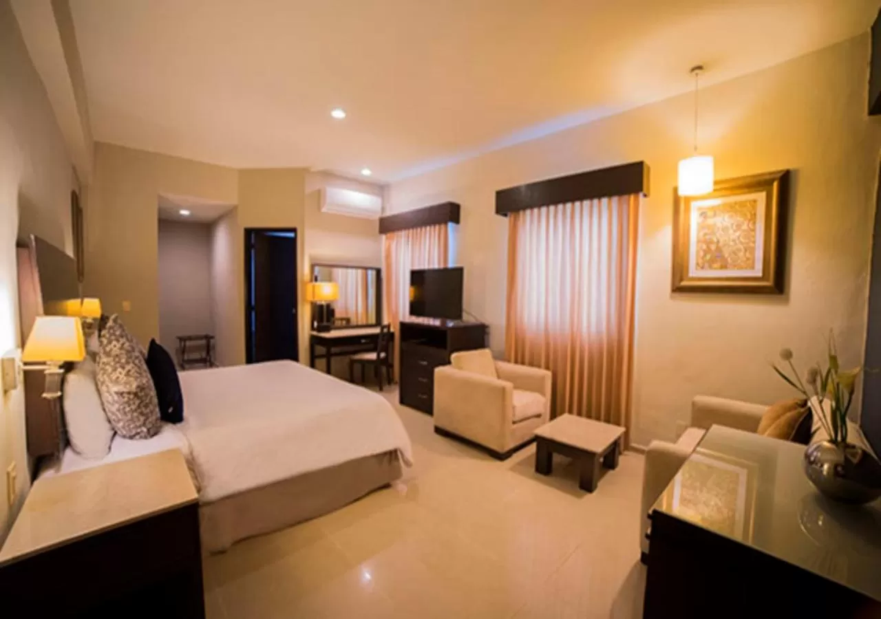 Bed in Hotel Grand Marlon