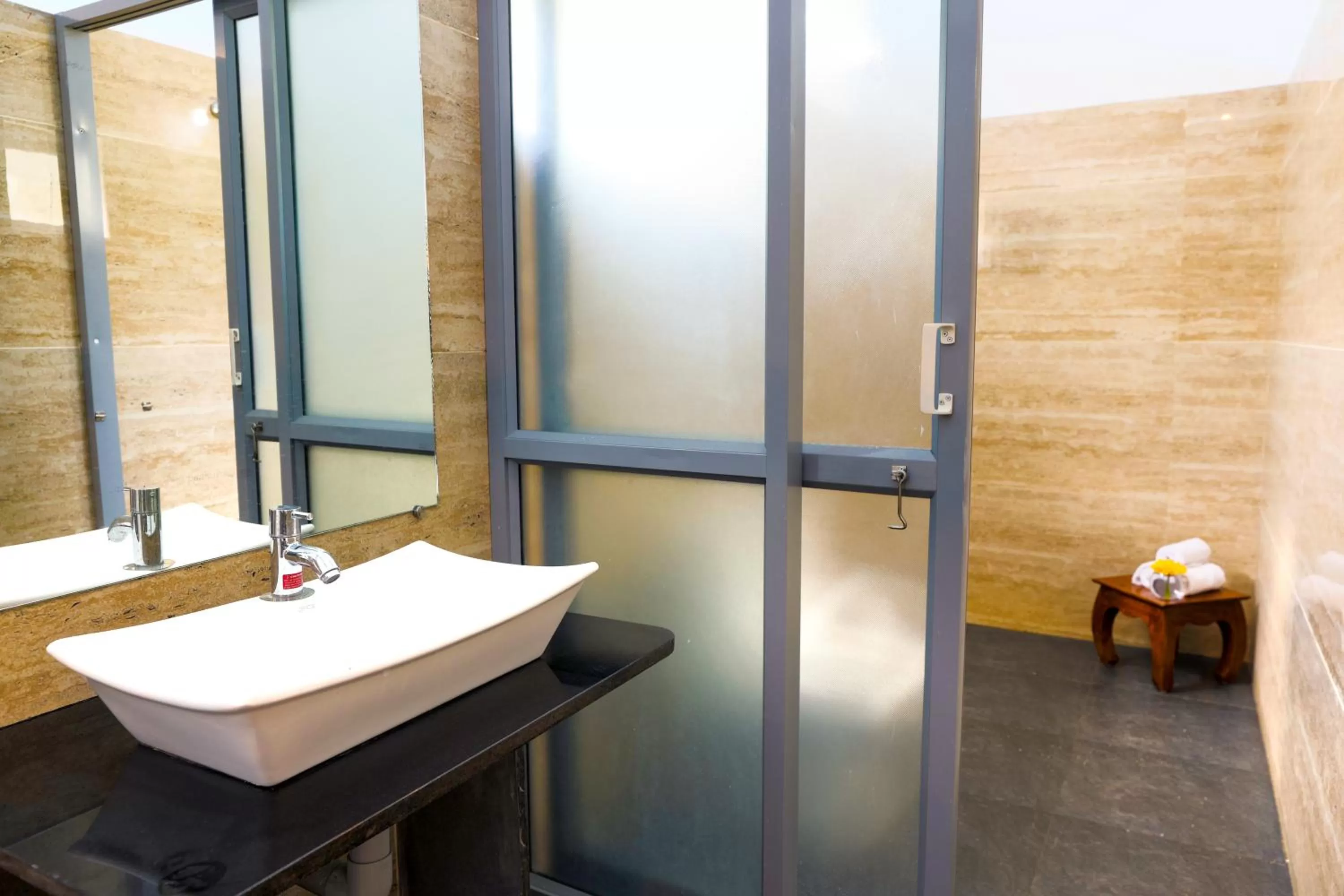 Bathroom in The Spectrum Resort, Chikmagalur