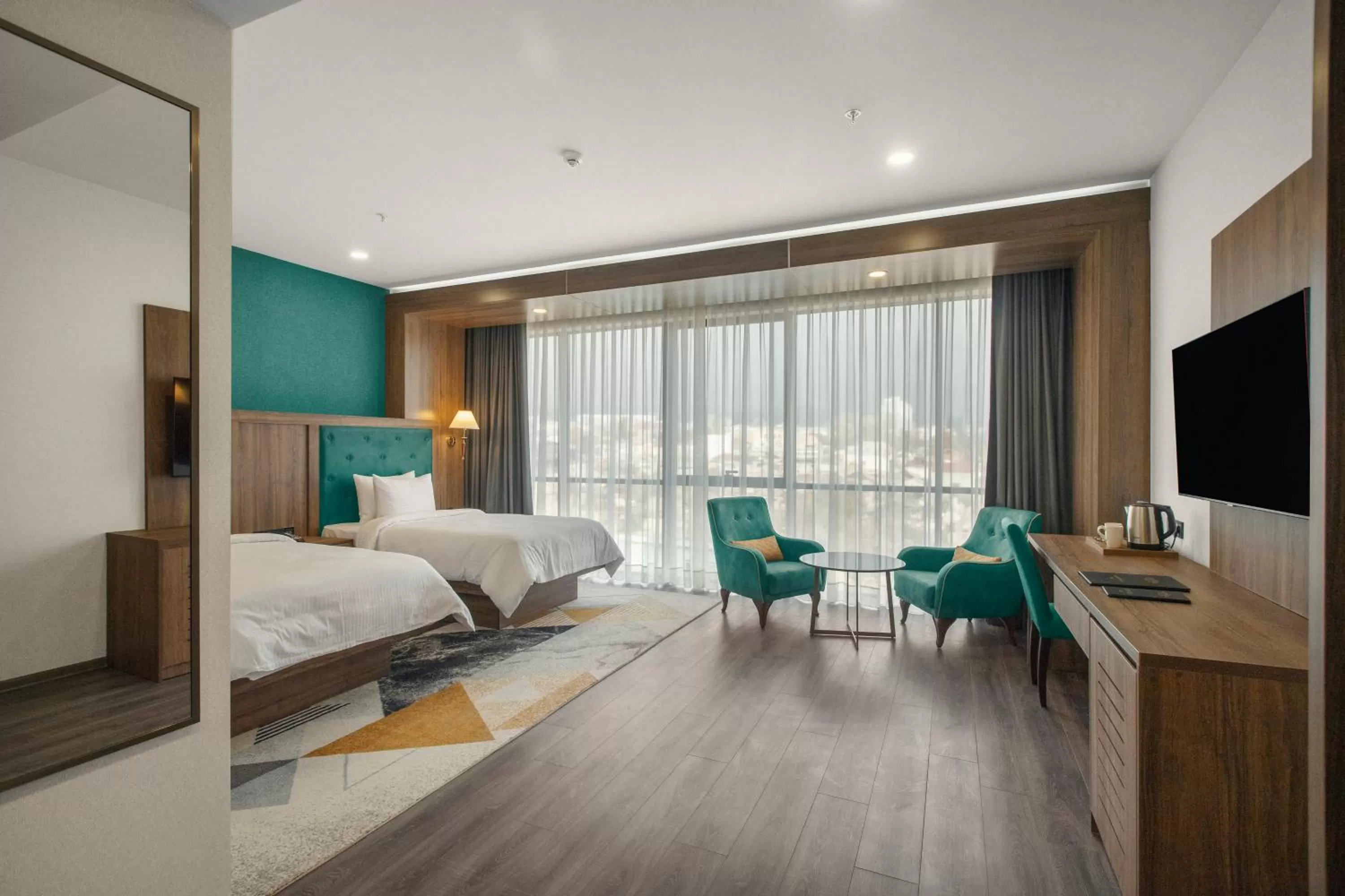 Bed in Royal Tulip Hotel & Casino, Tbilisi