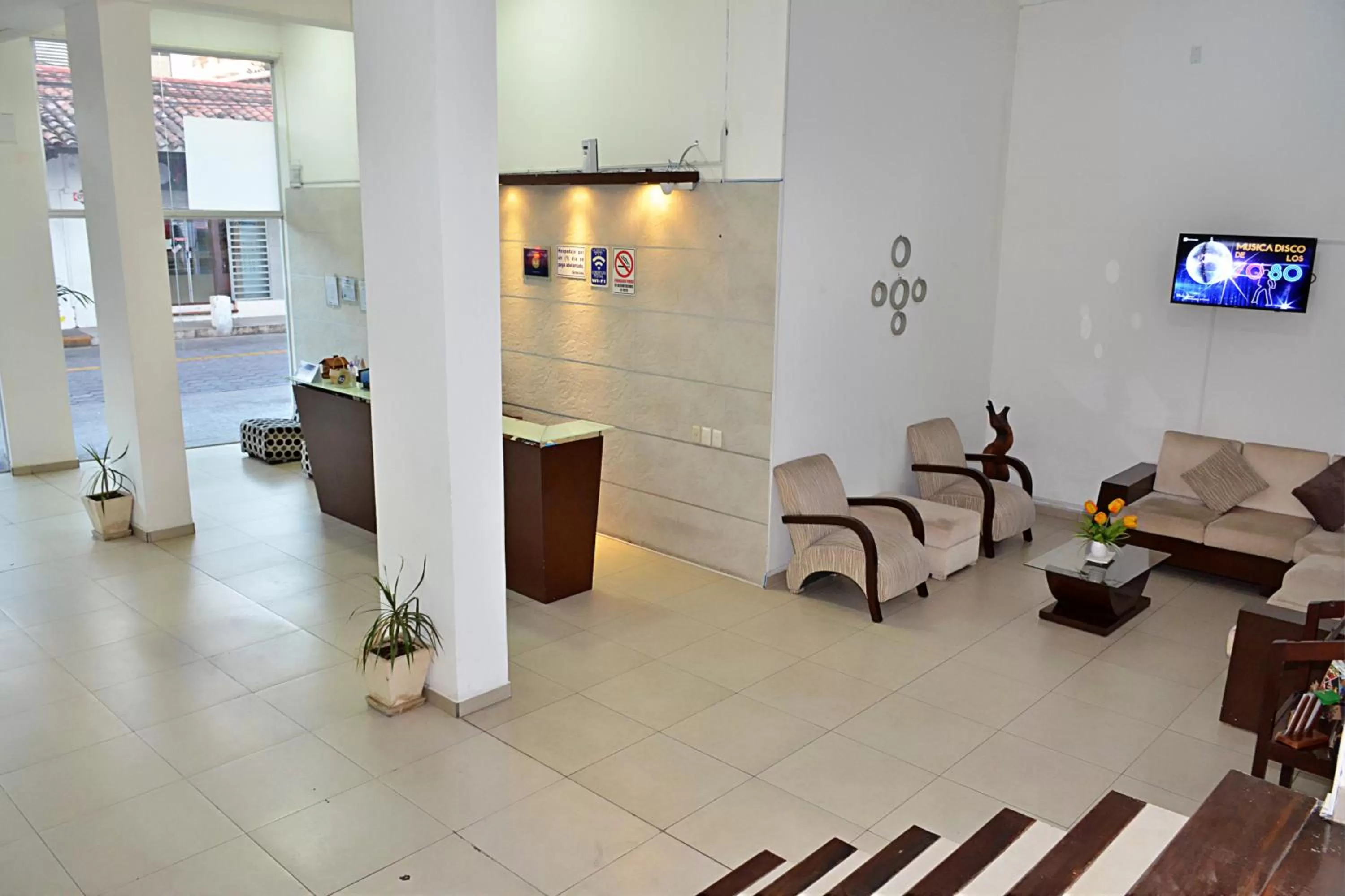 Lobby or reception in La Siesta Hotel