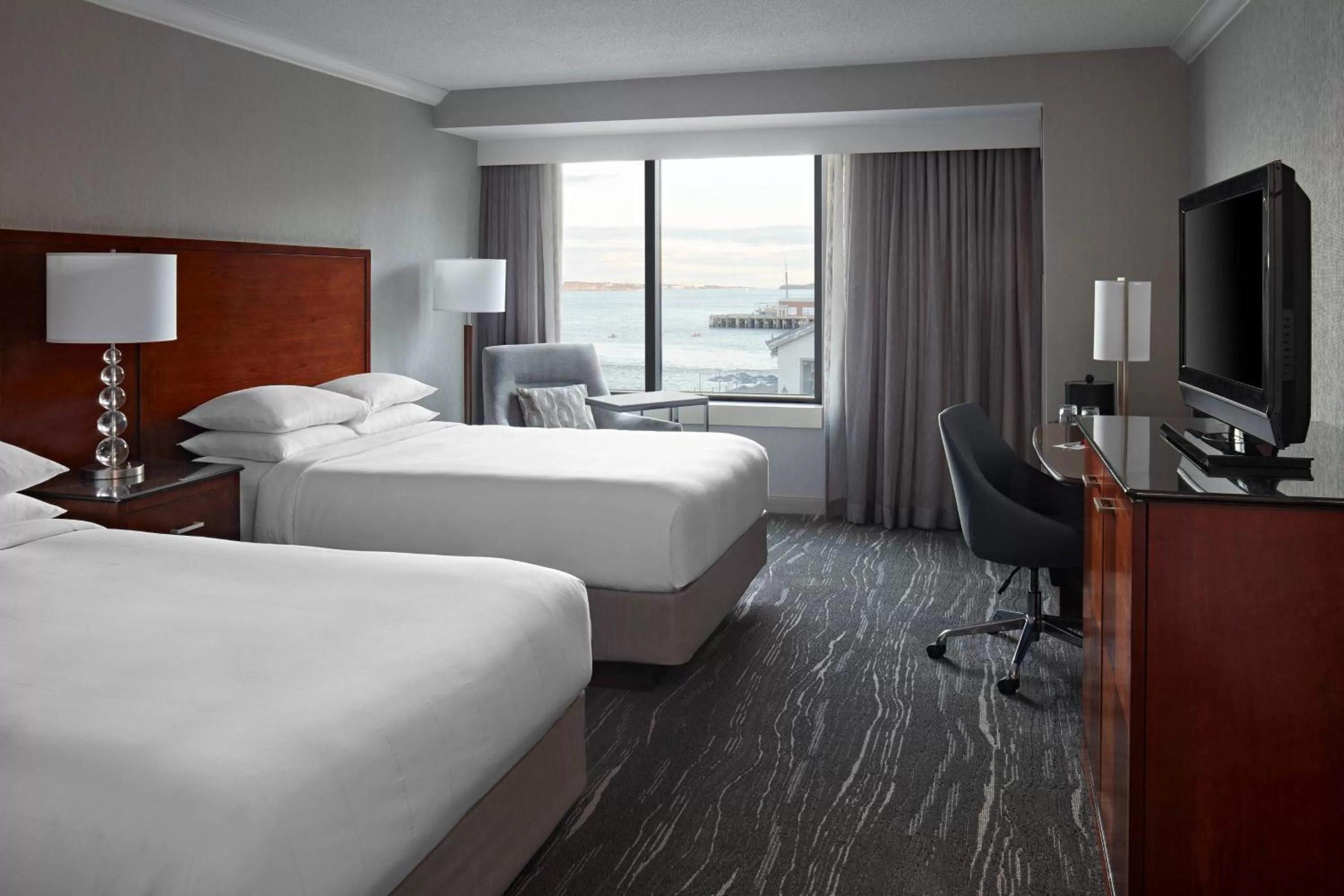 Double room with Two Double Beds and Harbor View in Halifax Marriott Harbourfront Hotel