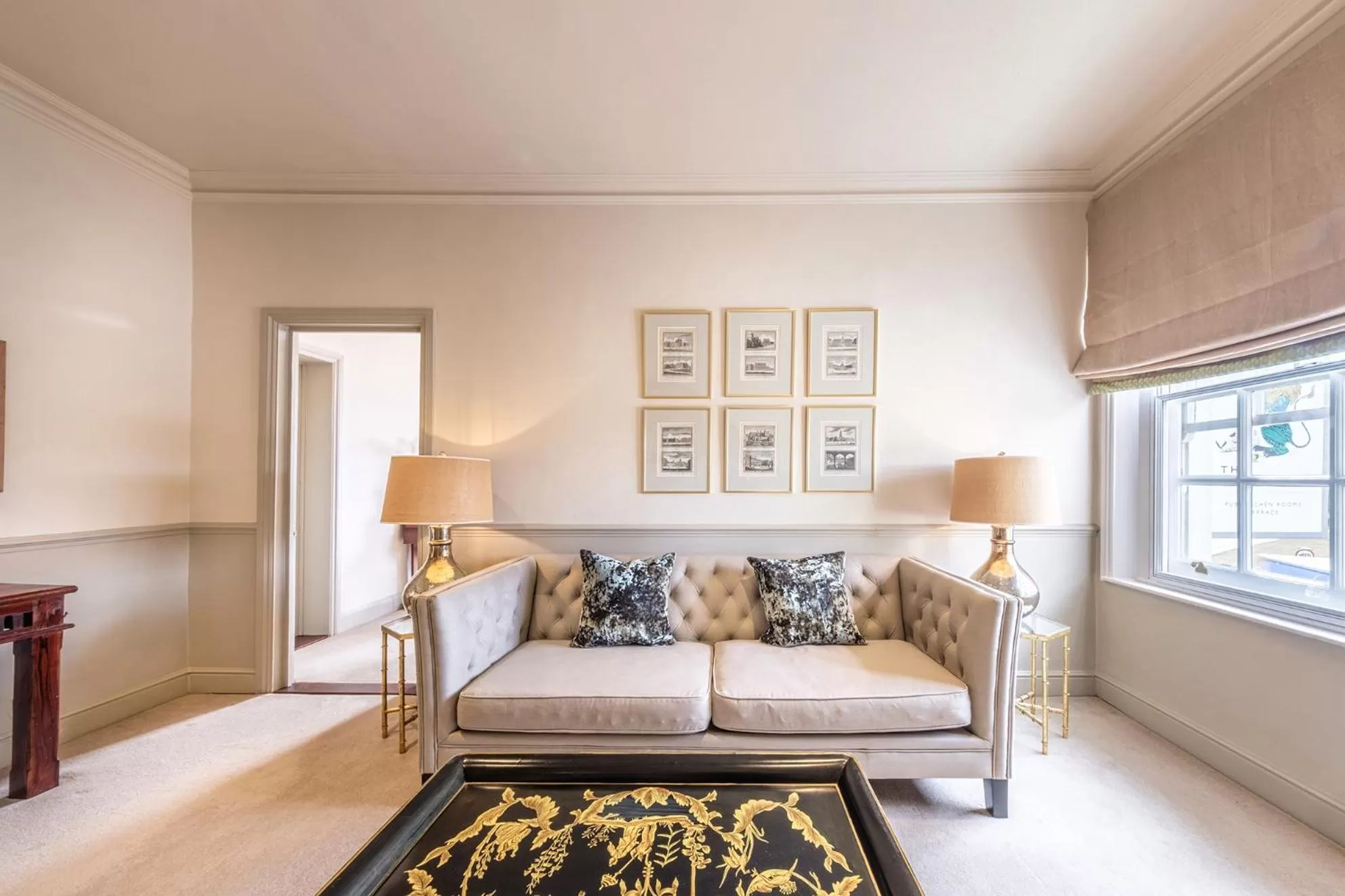 Decorative detail, Bed in The Black Lion, Long Melford