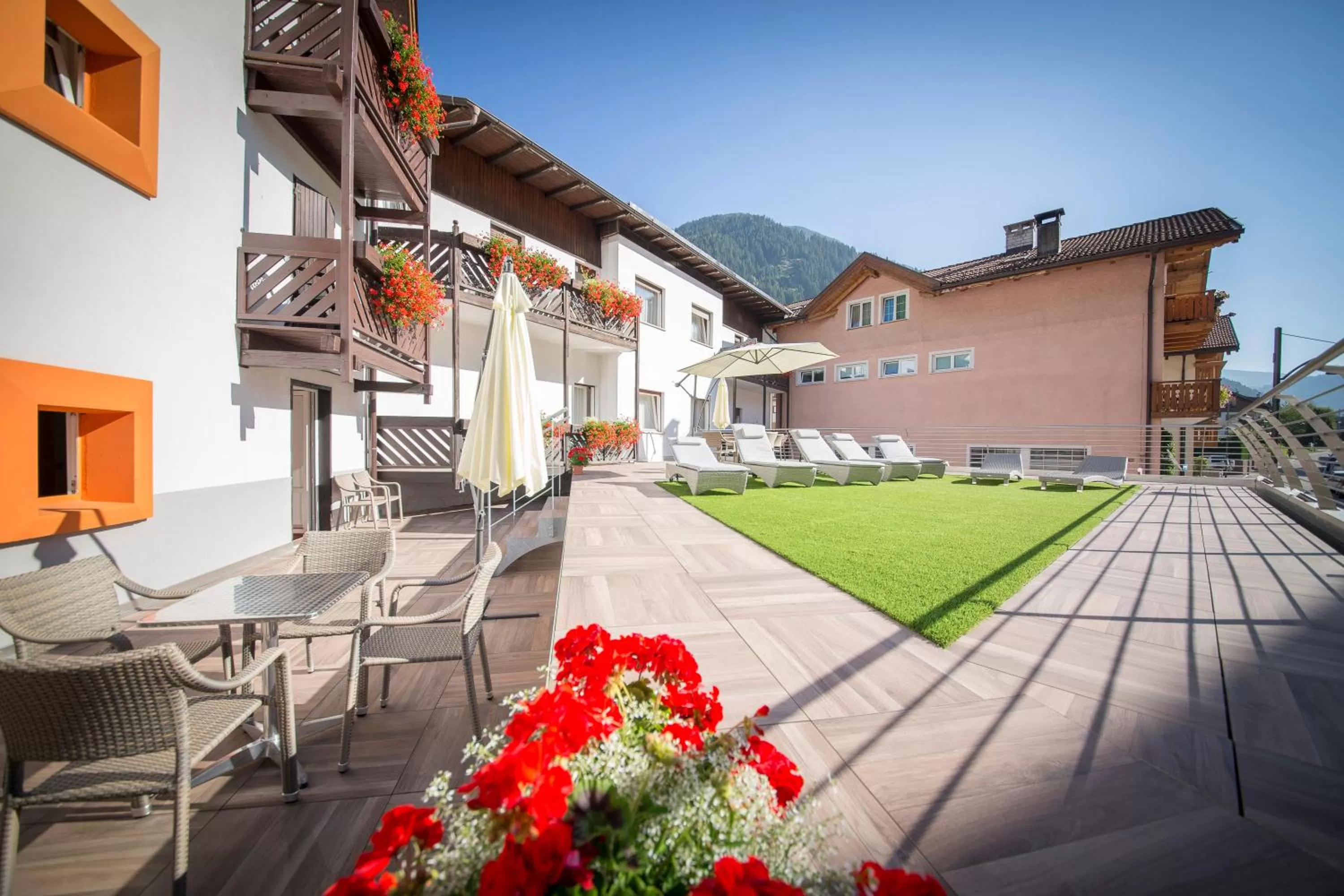 Garden view in Hotel Touring