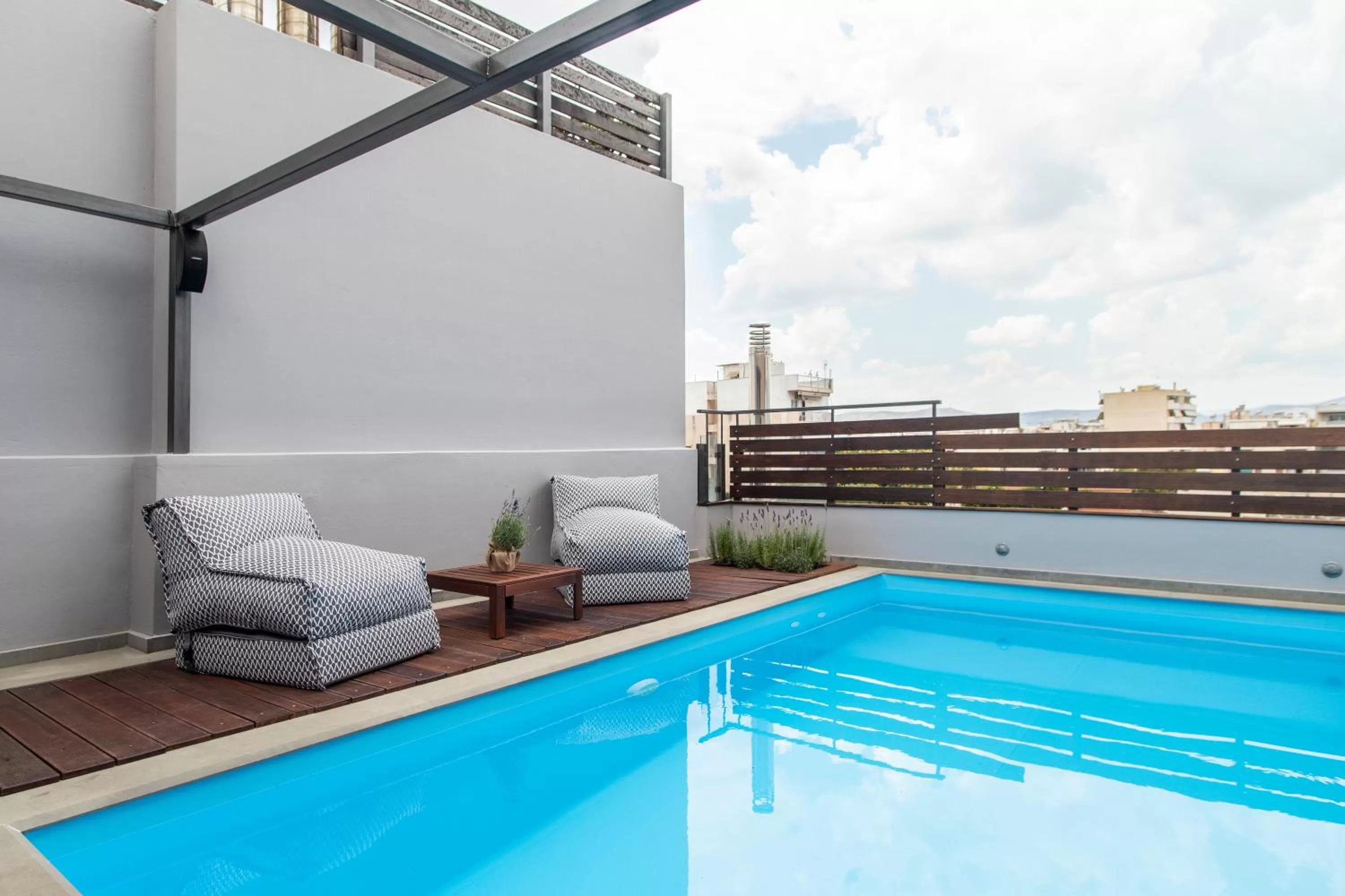 Swimming pool in Bespoke House Athens