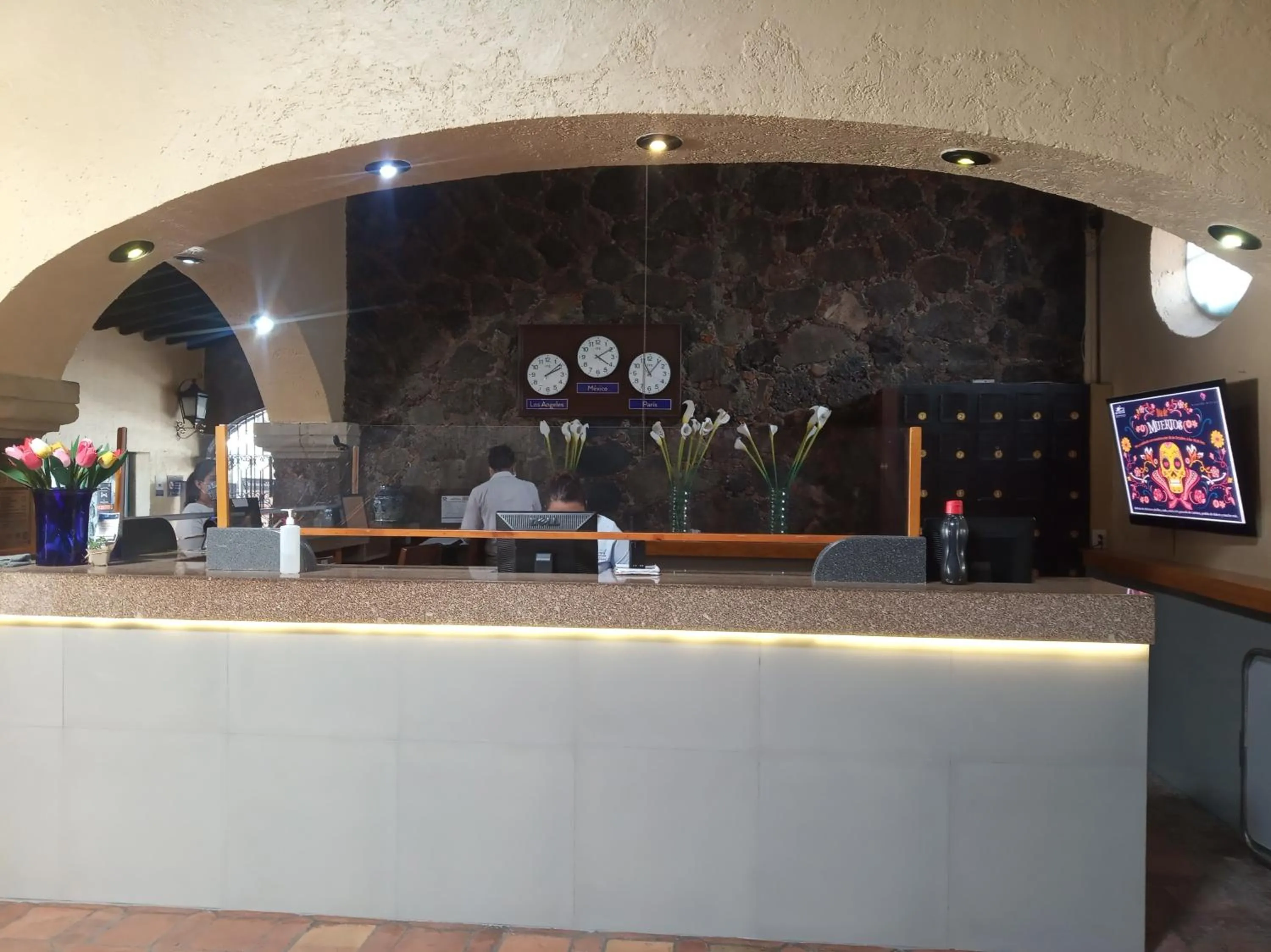 Lobby or reception in Hotel Coral Cuernavaca