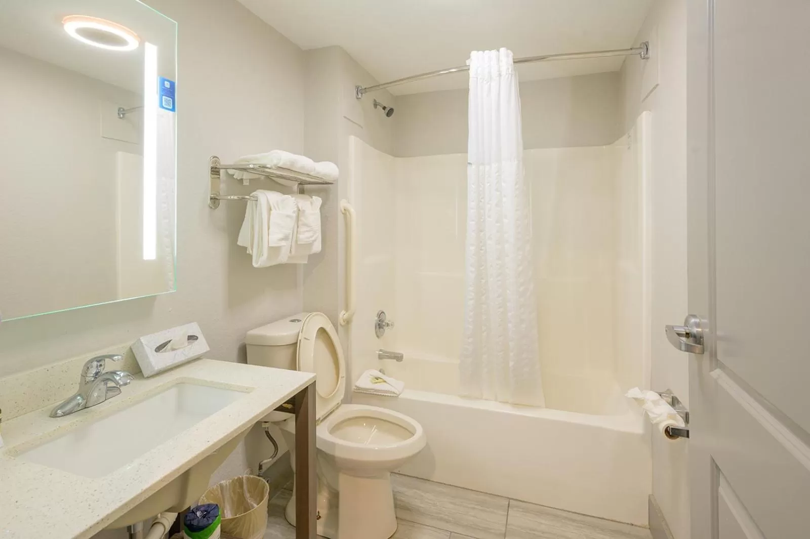 Bathroom in Hawthorn Extended Stay by Wyndham Panama City Beach