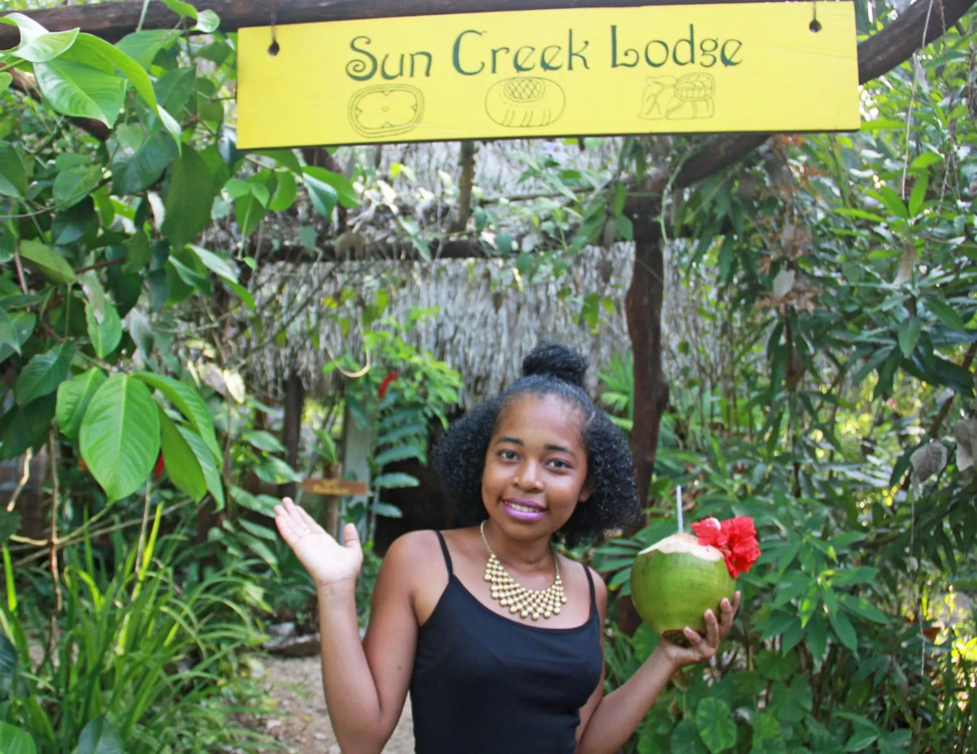 People in Sun Creek Lodge