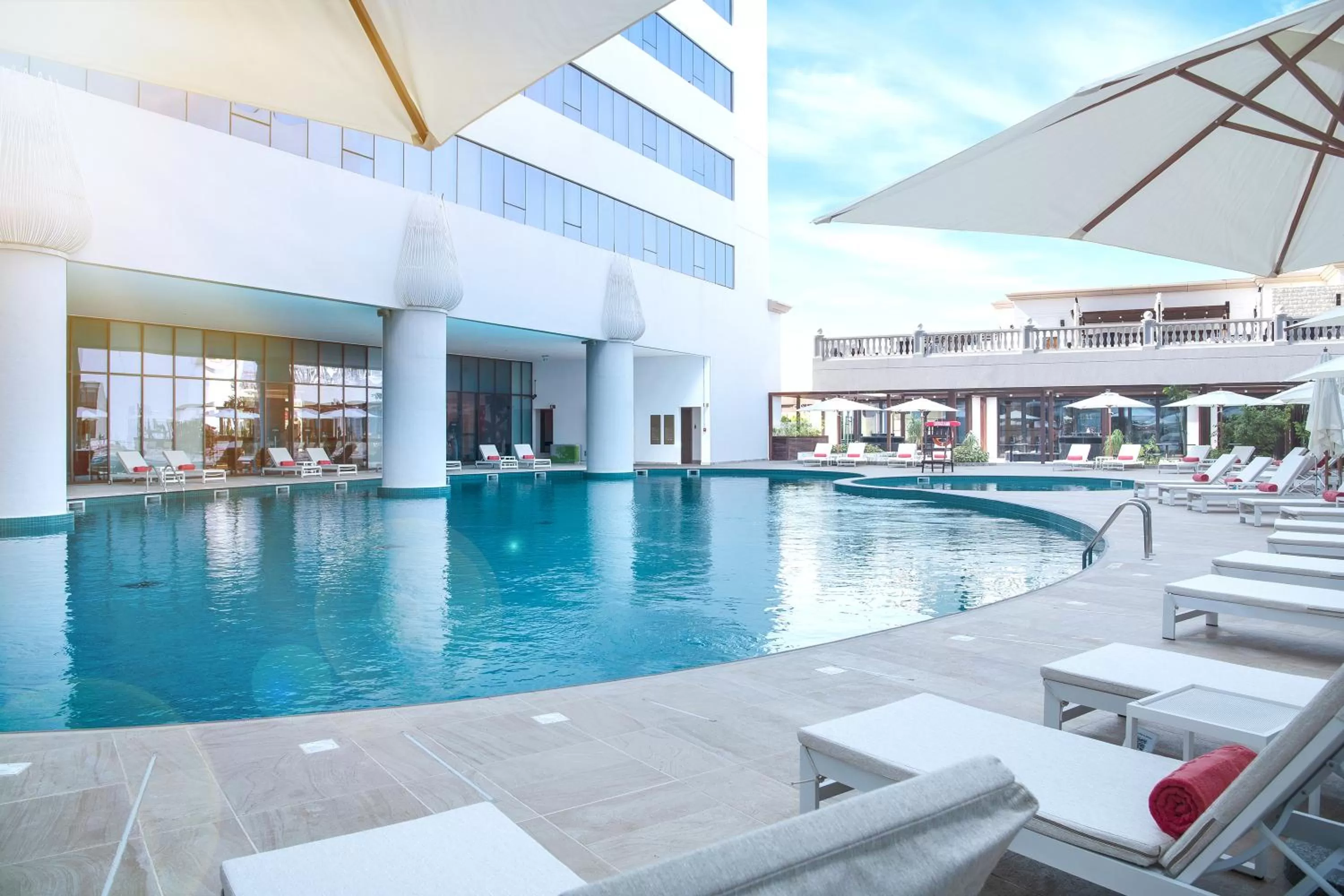Swimming pool in Al Jaddaf Rotana Dubai