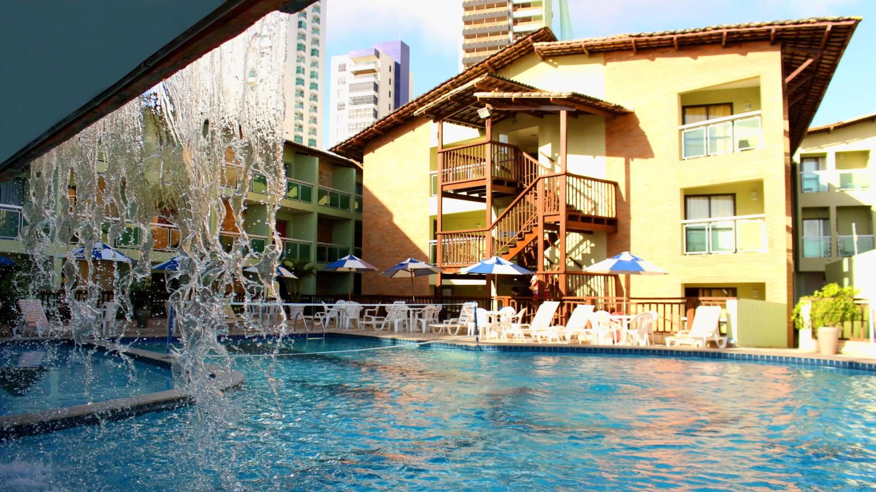Pool view in Natal Praia Hotel