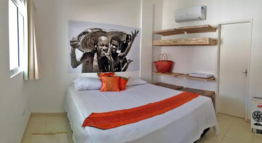 Bed in Manga Verde Beach Residence