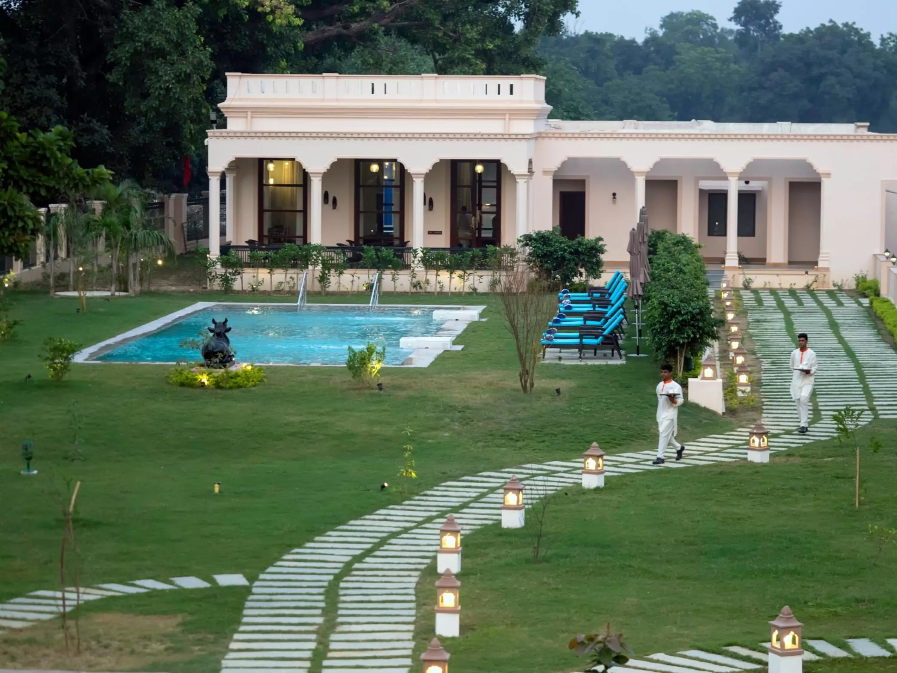 Garden in Tree of Life Resort & Spa Varanasi