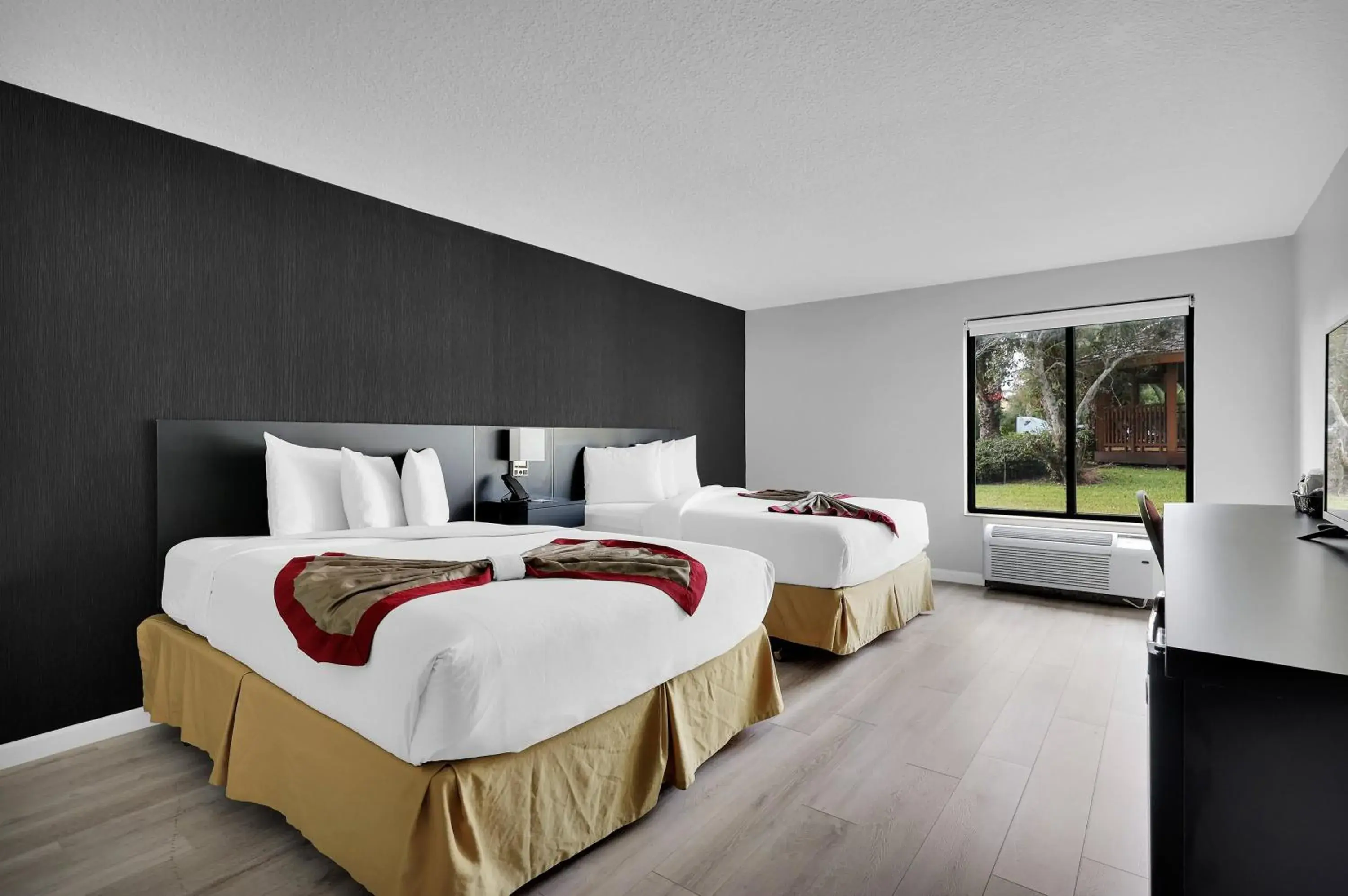 Deluxe Queen Room with Two Queen Beds - Non-Smoking/ Newly Renovated! in Ramada by Wyndham Jacksonville I-95 by Butler Blvd Deluxe Queen Room with Two Queen Beds - Non-Smoking/ Newly Renovated! in Ramada by Wyndham Jacksonville I-95 by Butler Blvd