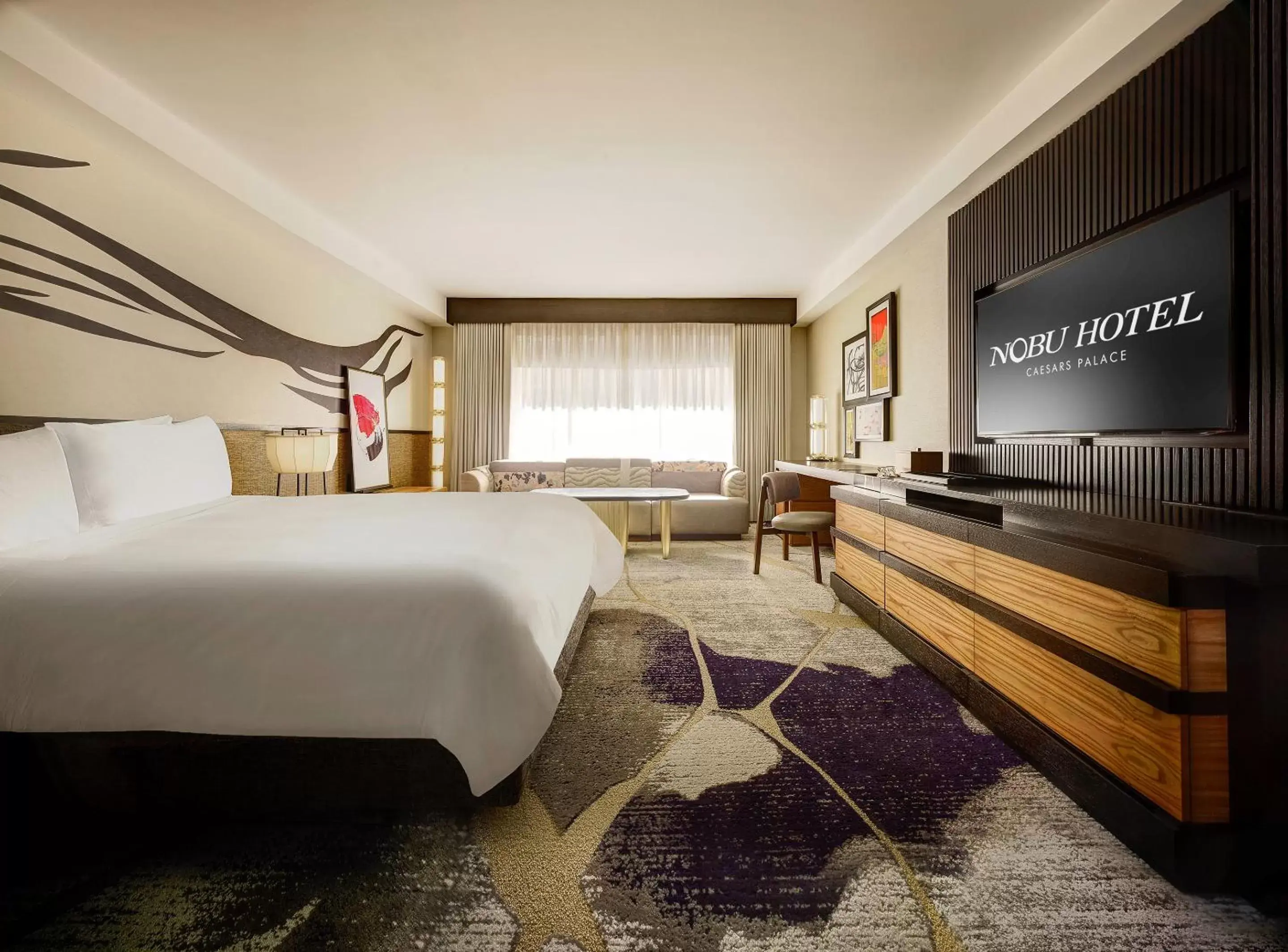 Deluxe King Room in Nobu Las Vegas, A Caesars Destination Deluxe King Room in Nobu Las Vegas, A Caesars Destination