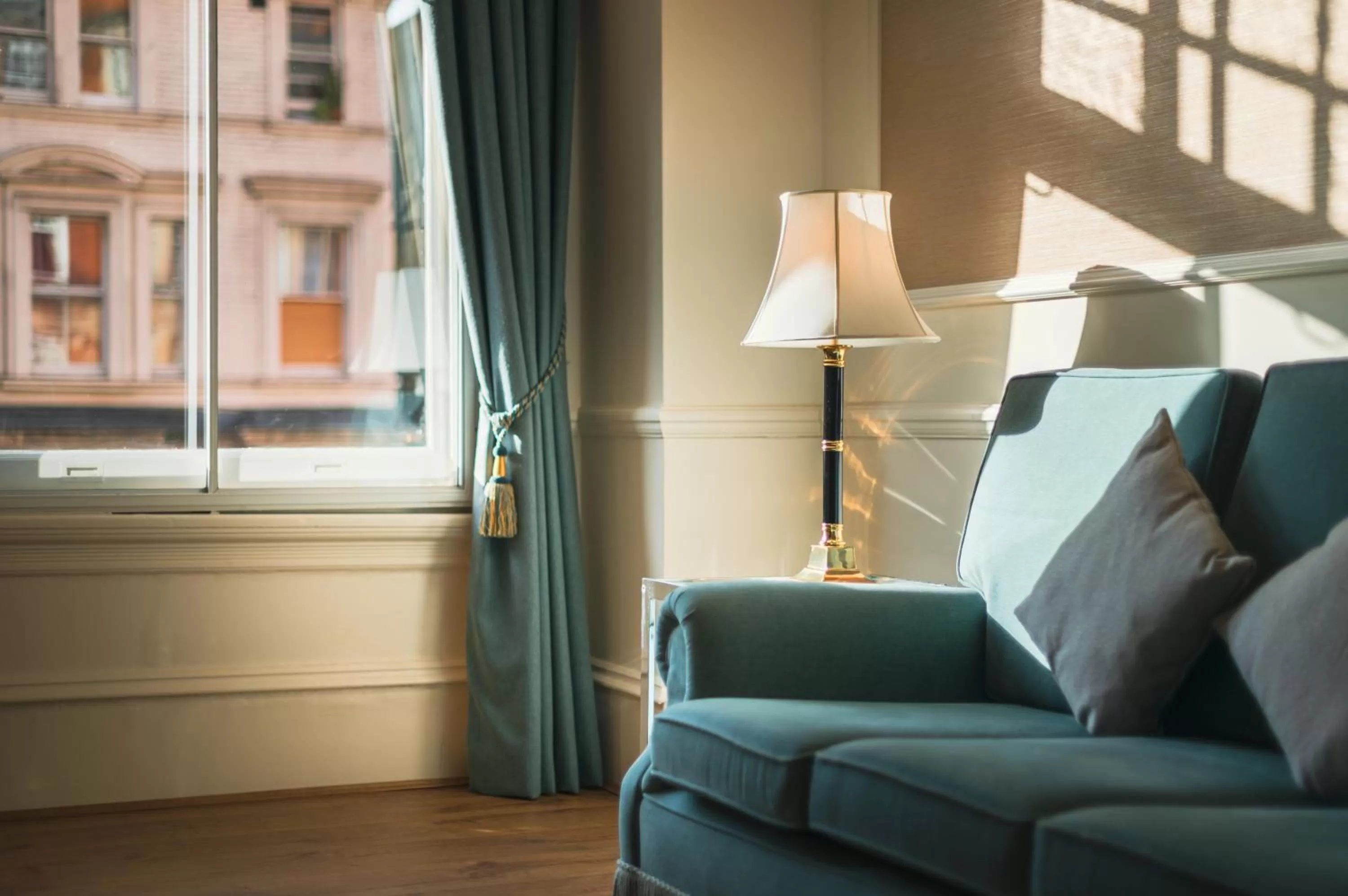 Living room in No1 The Mansions By Mansley