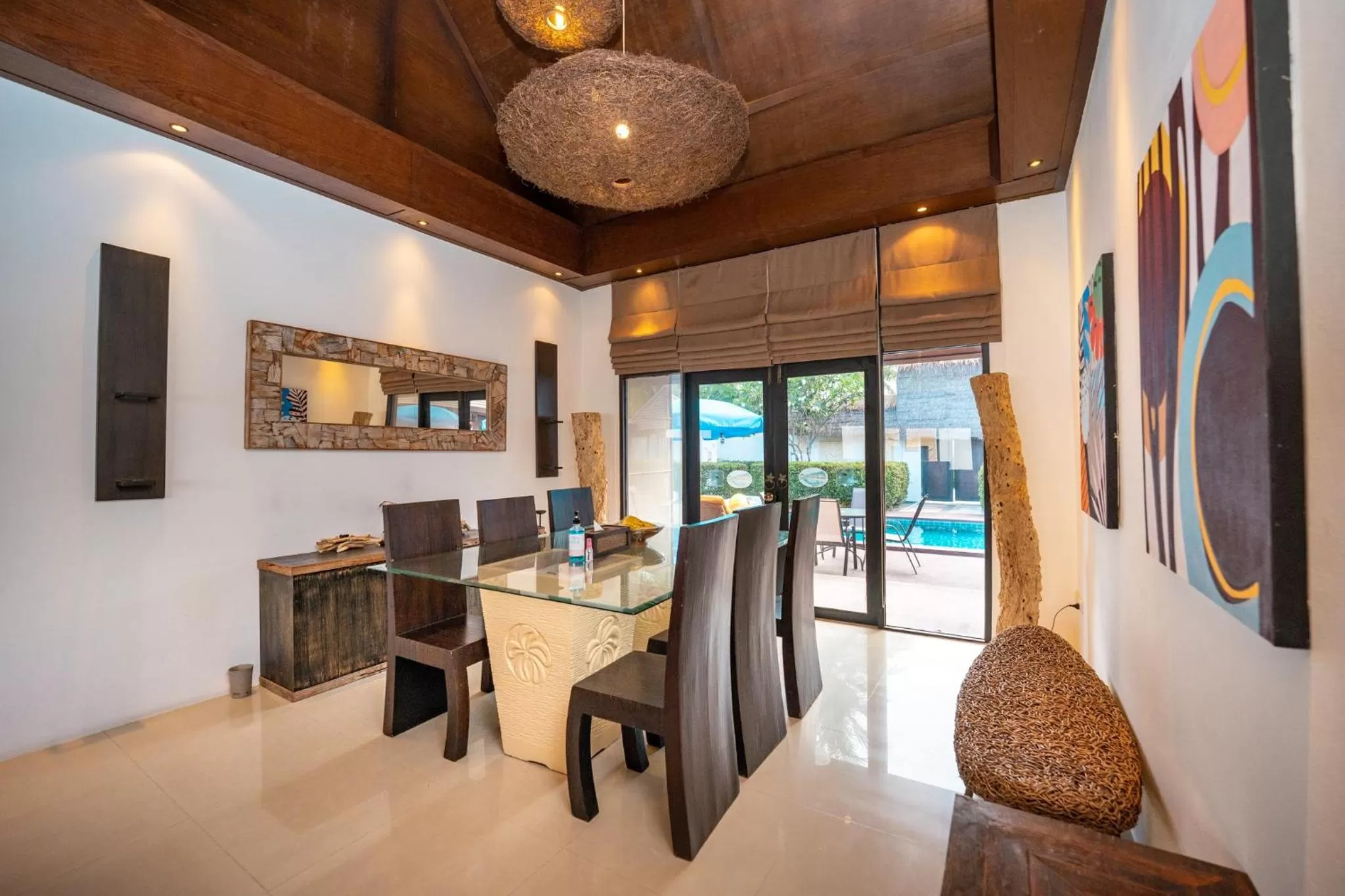 Dining area in Dhevan Dara Resort & Spa Hua Hin - Pool Villa