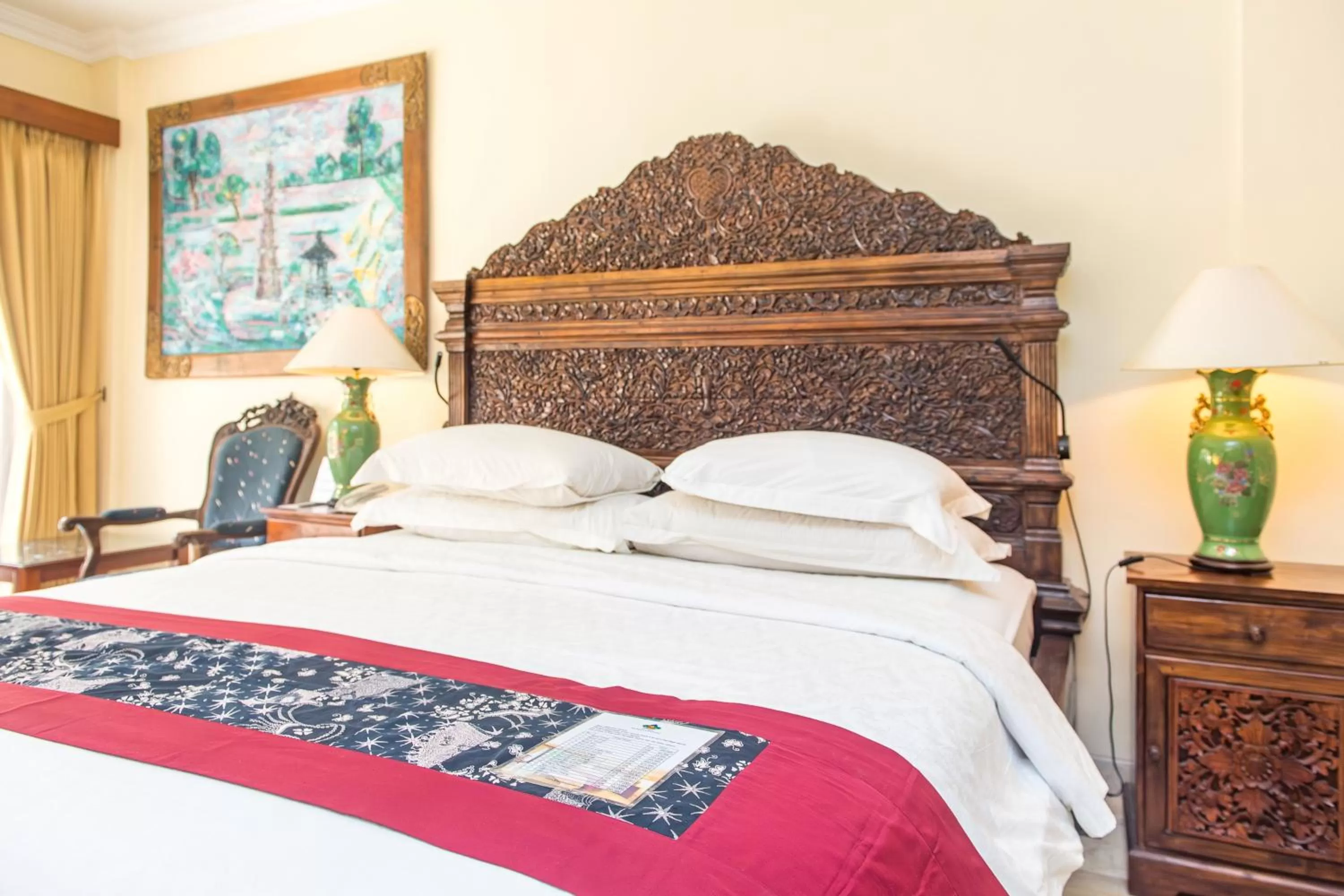 Bed in Hotel Kumala Pantai